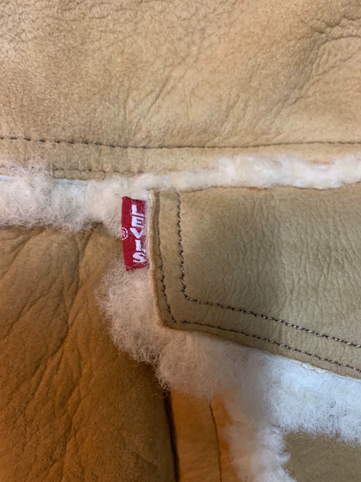 Levi's Levi's RED TAB PREMIUM Wool Shearling Leath Jkt XL Size US XL / EU 56 / 4 - 3 Thumbnail