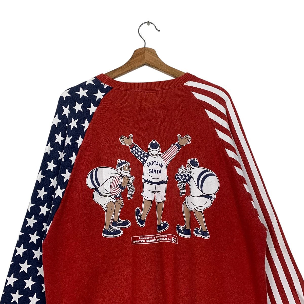Other Captain Santa America Flag Crewneck Sweatshirt Size US L / EU 52-54 / 3 - 8 Thumbnail