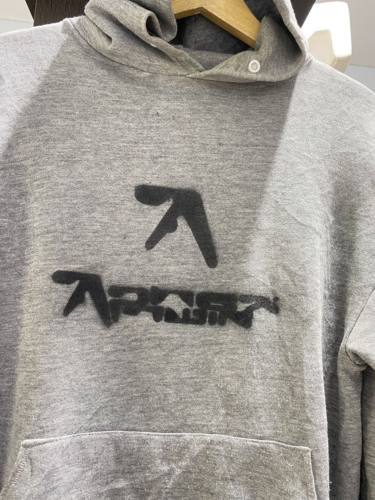 Apex × Rap Tees × Vintage Vintage Aphex Twin Font fan page hoodie by russell Size US L / EU 52-54 / 3 - 2 Thumbnail