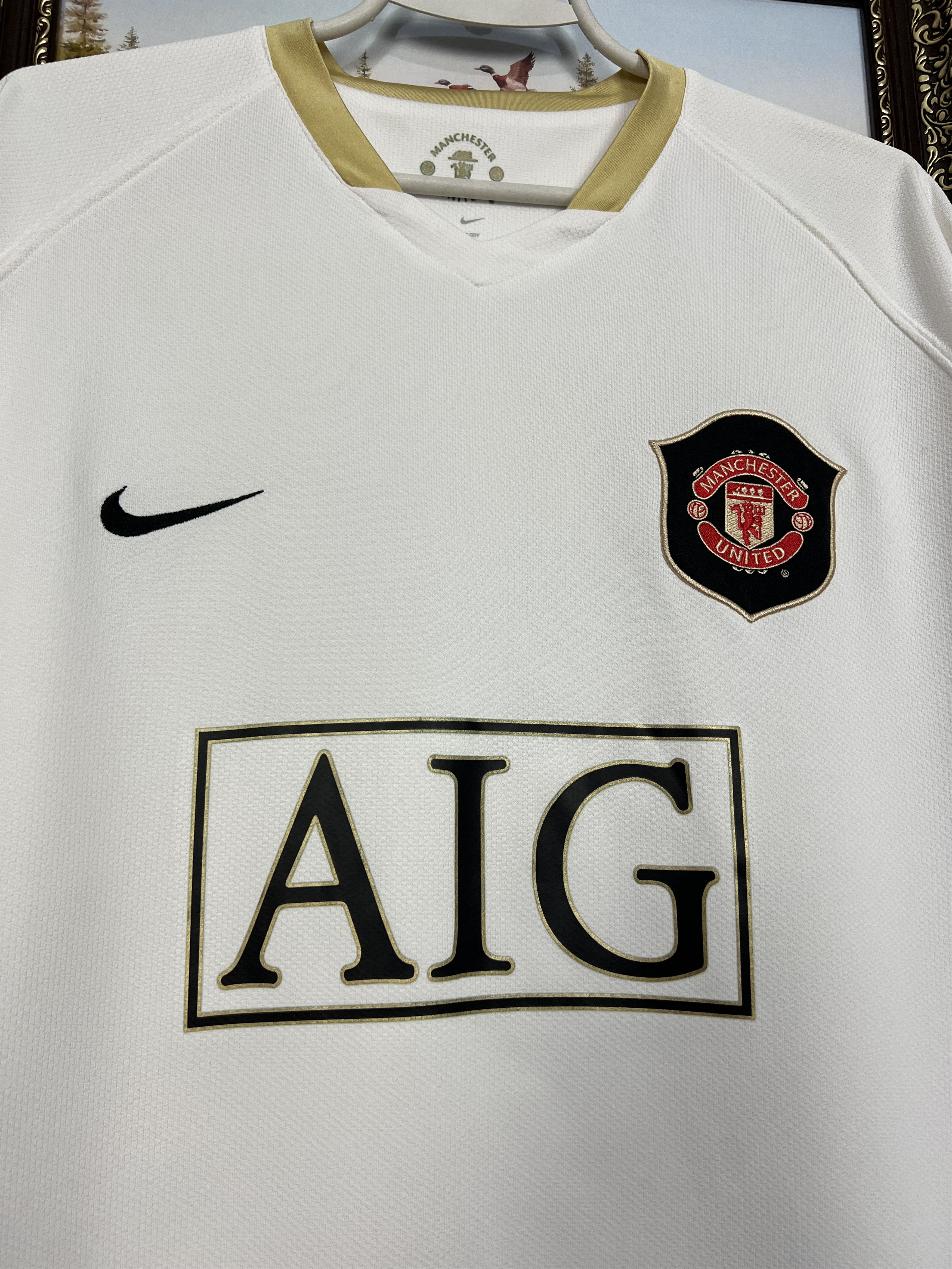 Nike Manchester United Away football shirt Soccer Jersey Trikot Size US XL / EU 56 / 4 - 3 Thumbnail
