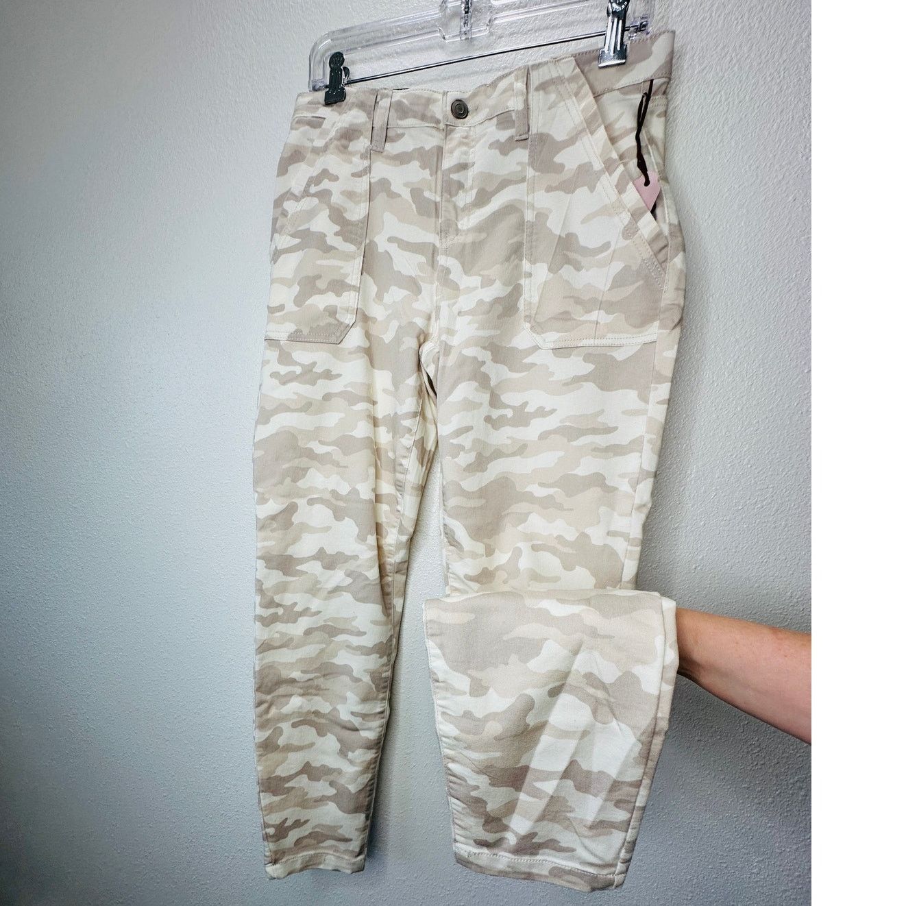 Other NWT Knox Rose Tan Army Camo Skinny Mid Rise Ankle Jean 10 Size 32" / US 10 / IT 46 - 3 Thumbnail