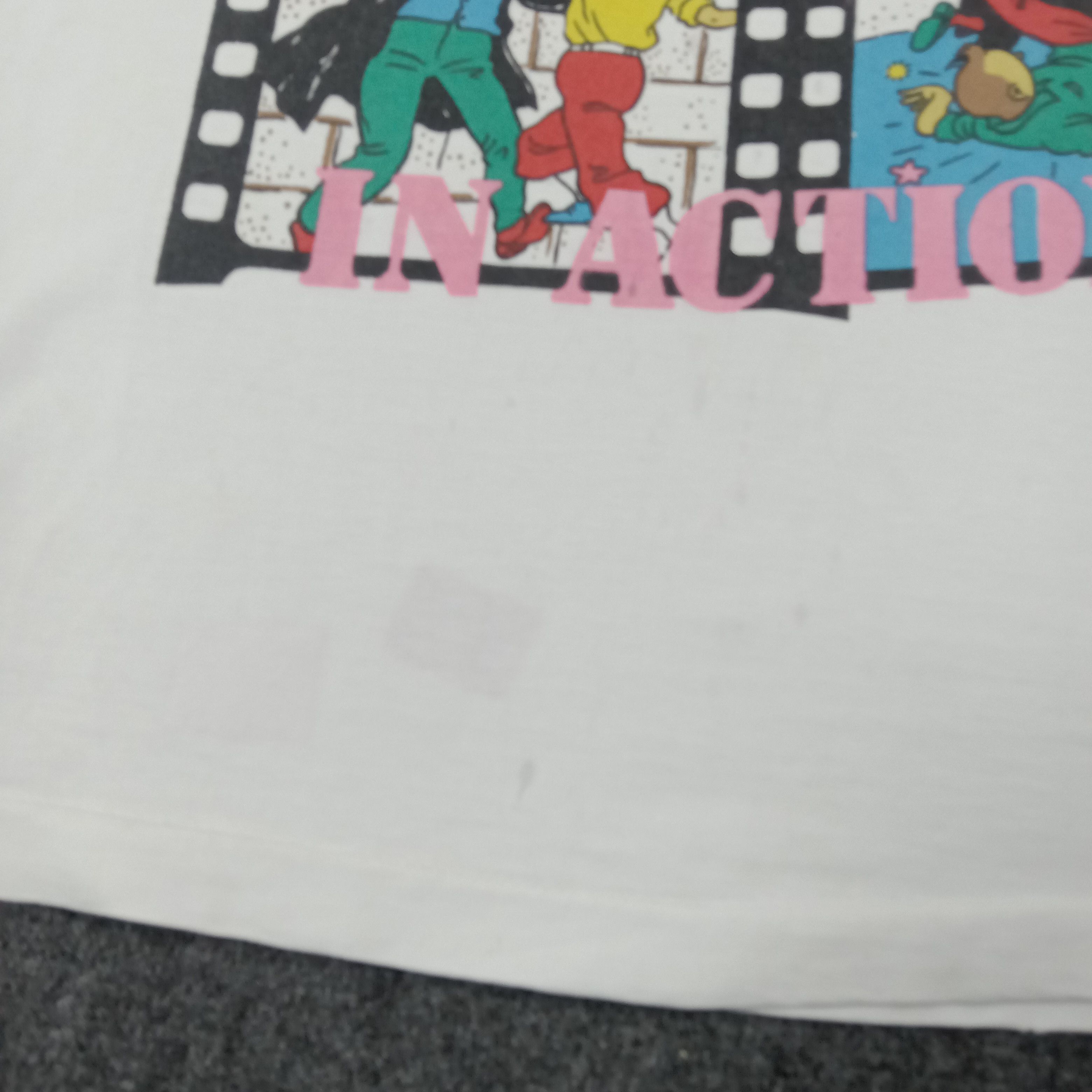 Vintage Adventure of Tintin American Cartoon Tshirt C267N50 Size US L / EU 52-54 / 3 - 3 Thumbnail