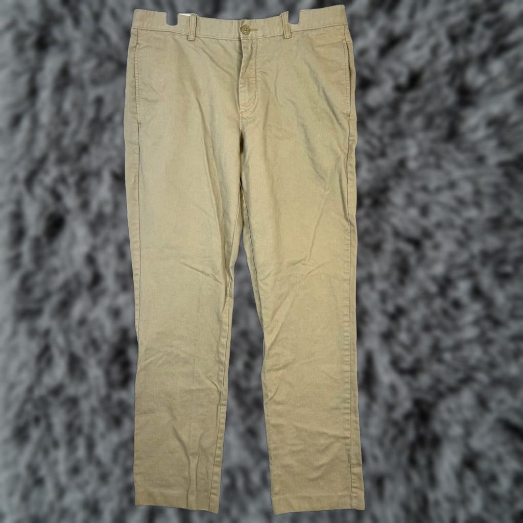 J.Crew J.Crew Women’s Essential Chino Pants 33W Khaki Cotton Mid-Rise Straight Leg Modern Everyday Women Size 24" / US 00 / IT 34 - 1 Thumbnail