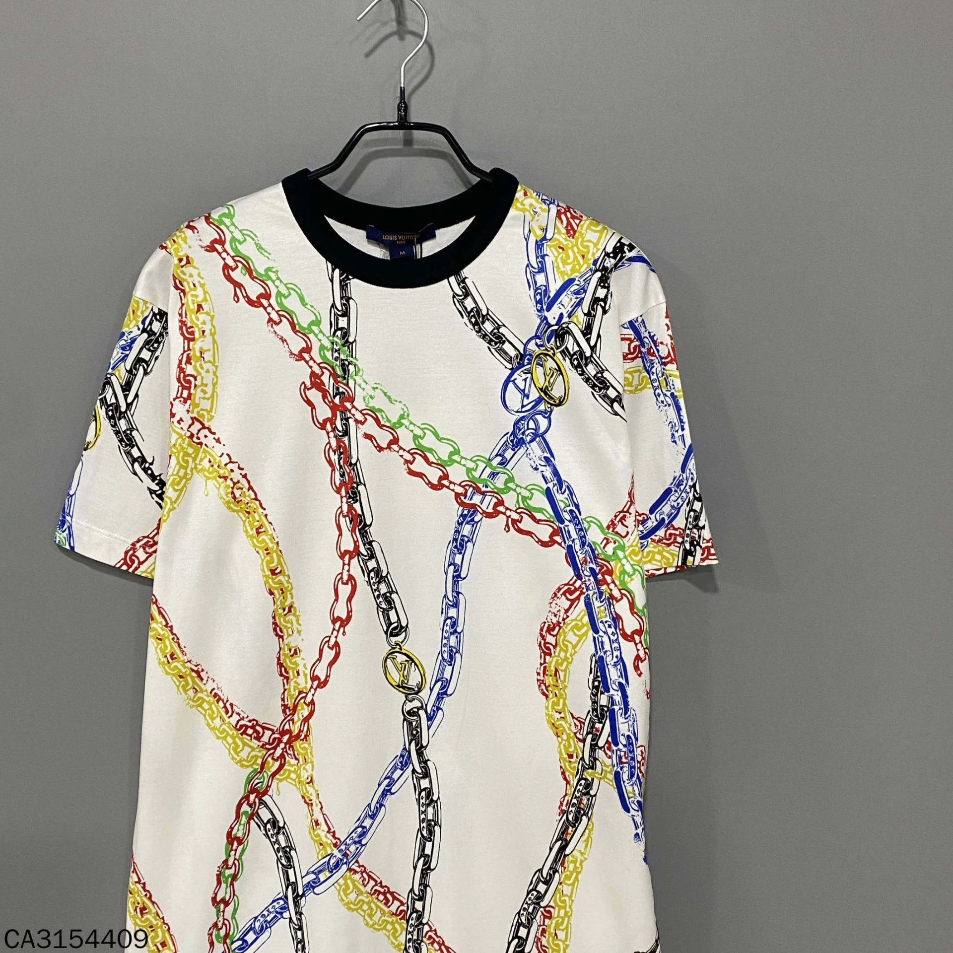 Louis Vuitton LV short sleeve chain print dress M Size M / US 6-8 / IT 42-44 - 2 Thumbnail