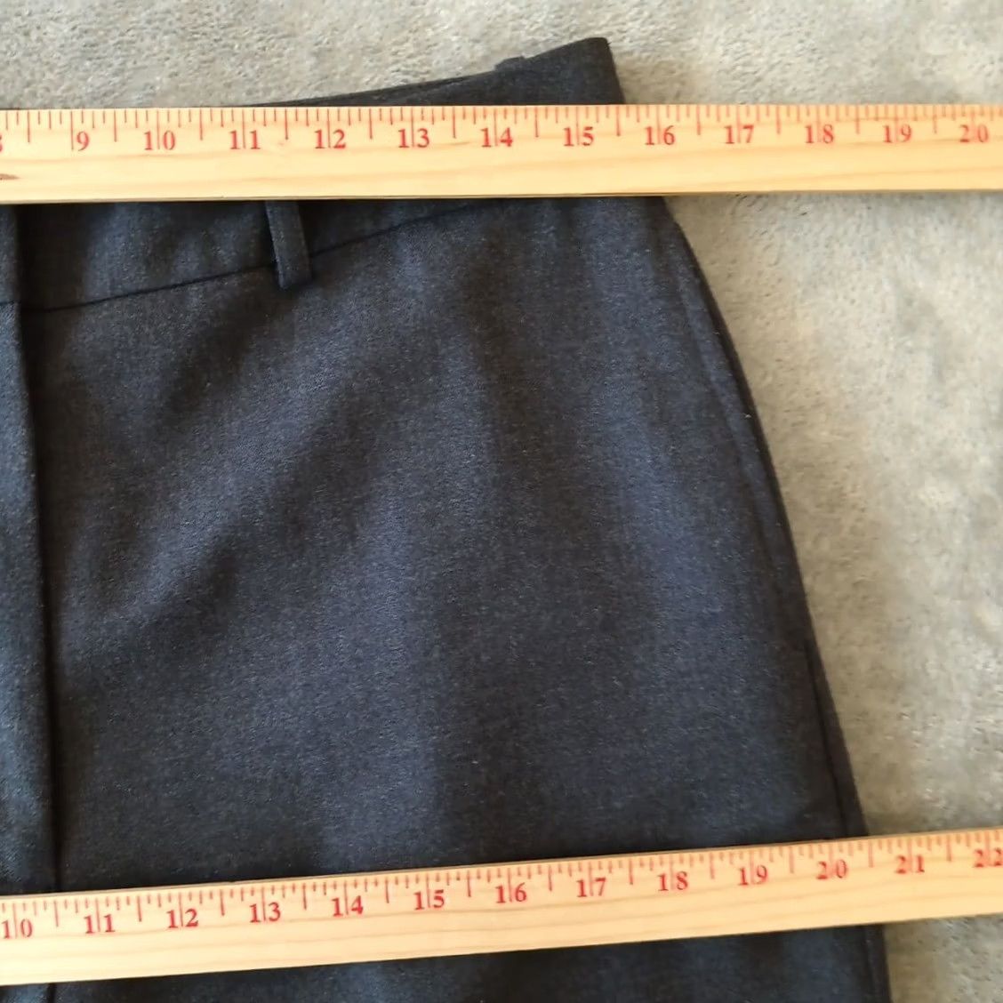 Eddie Bauer Eddie Bauer Dress Pants Womens Size 12 Gray Pockets 30x31 High Rise Straight Inseam 31 Modern Dress Pants Womens Size 34" / US 12 / IT 48 - 3 Thumbnail