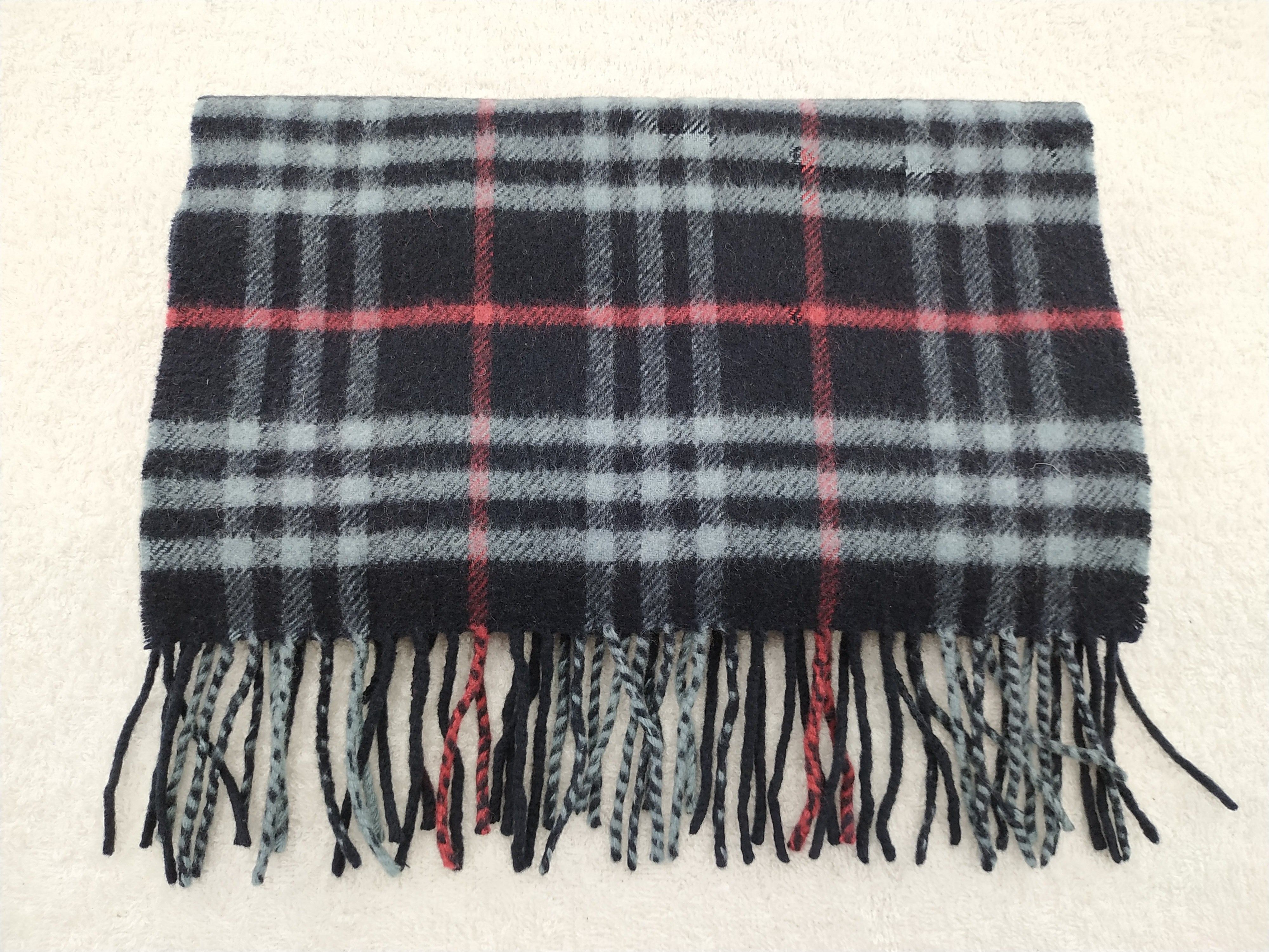 Burberry × Vintage Burberry Scarf / Muffler / Neckwear - WW190 Size ONE SIZE - 3 Thumbnail
