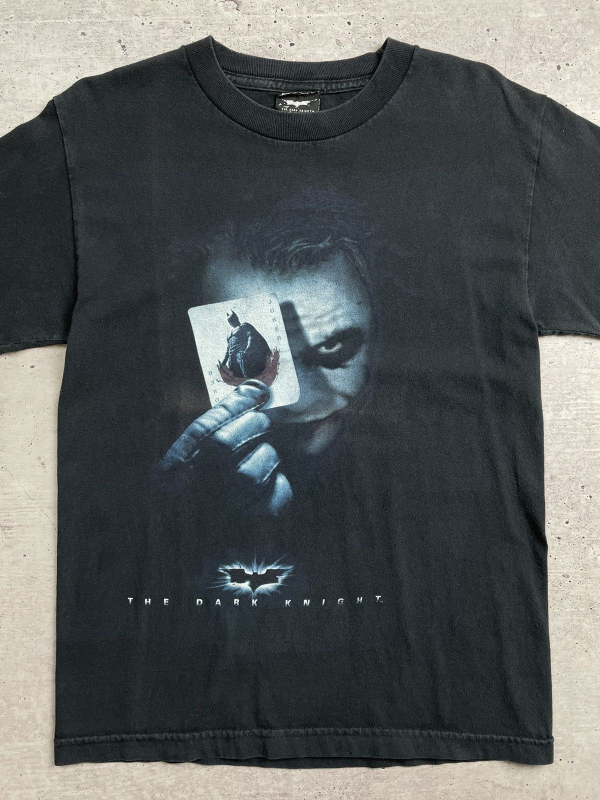 Band Tees × DC Comics × Vintage Vintage Dark Knight Joker Movie T-Shirt Size US S / EU 44-46 / 1 - 2 Thumbnail