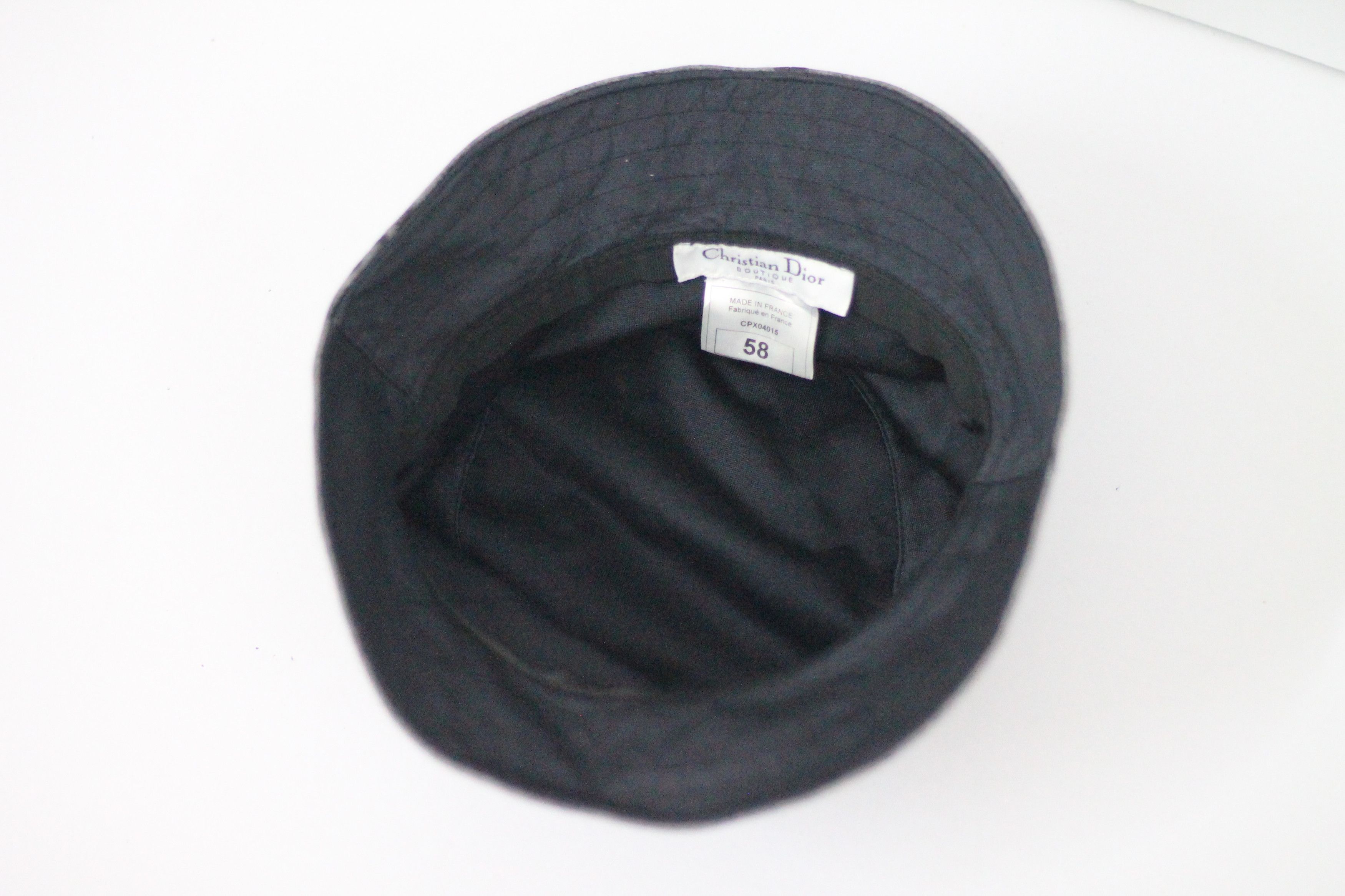 Christian Dior Monsieur Original CHRISTIAN DIOR Silk Bucket Hat size 58 Size ONE SIZE - 8 Thumbnail