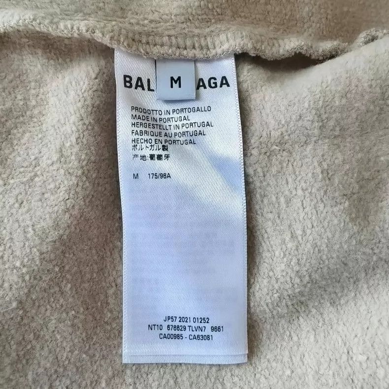 Balenciaga Balenciaga Lny Tiger Logo Embroidered Vintage Fleece Round Size US M / EU 48-50 / 2 - 5 Thumbnail