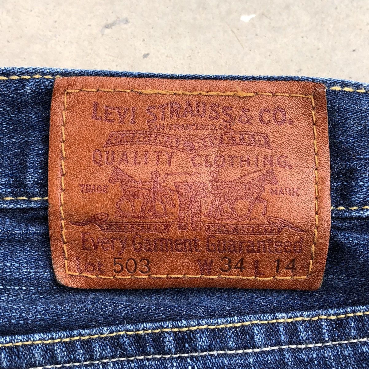 Levi's Vintage Clothing Vintage Levis 503 Distressed Denim Short Pants Size US 34 / EU 50 - 12 Thumbnail