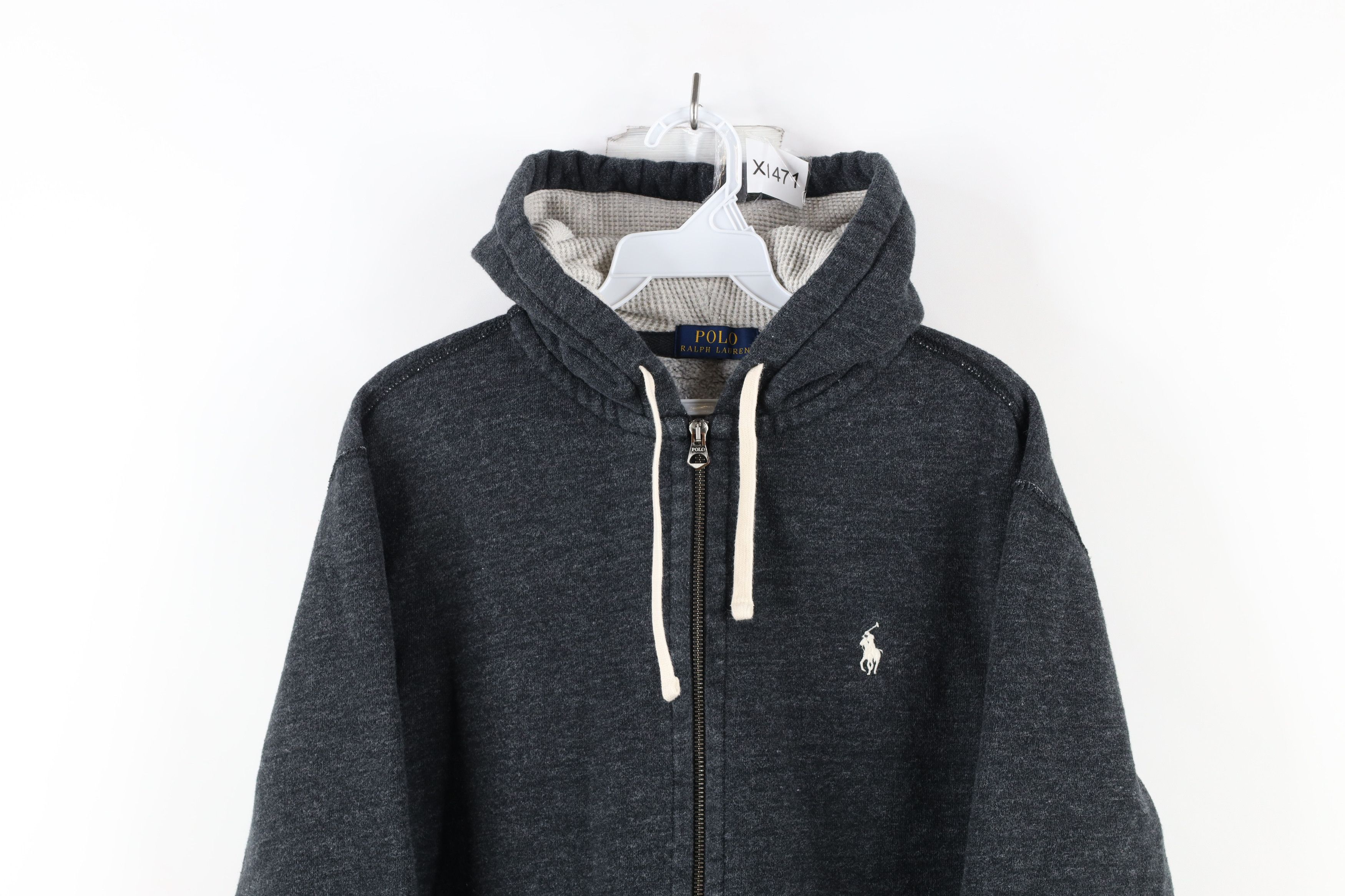 Polo Ralph Lauren Vintage Ralph Lauren Full Zip Hoodie Sweatshirt Gray Size US M / EU 48-50 / 2 - 2 Thumbnail