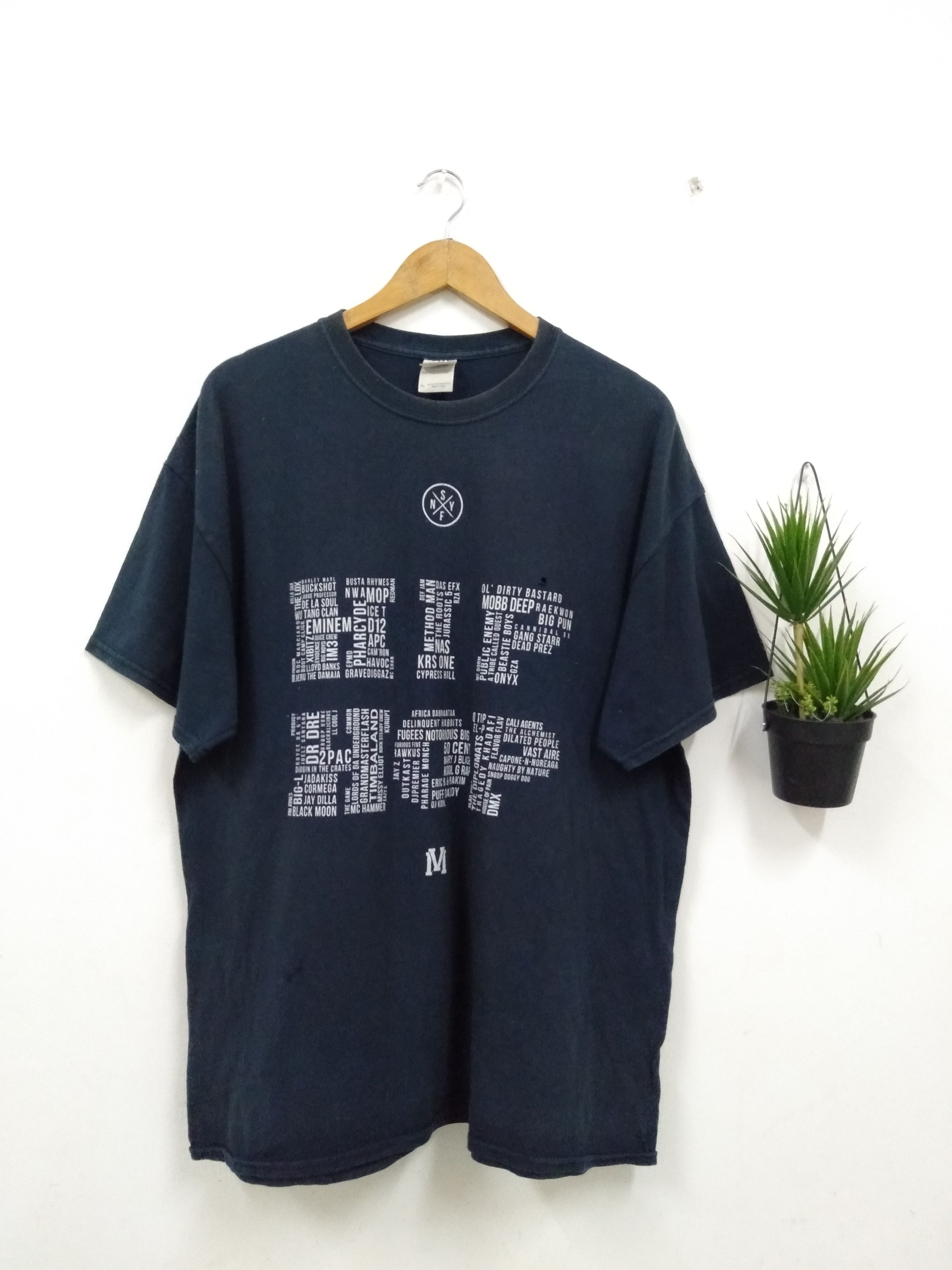 Band Tees Vintage Dr. Dre Eminem Tupac snoop dog Noreaga t shirt Size US XL / EU 56 / 4 - 1 Thumbnail