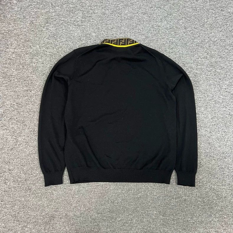 Fendi Fendi Logo Knit Sweater with Tag Size US L / EU 52-54 / 3 - 2 Thumbnail