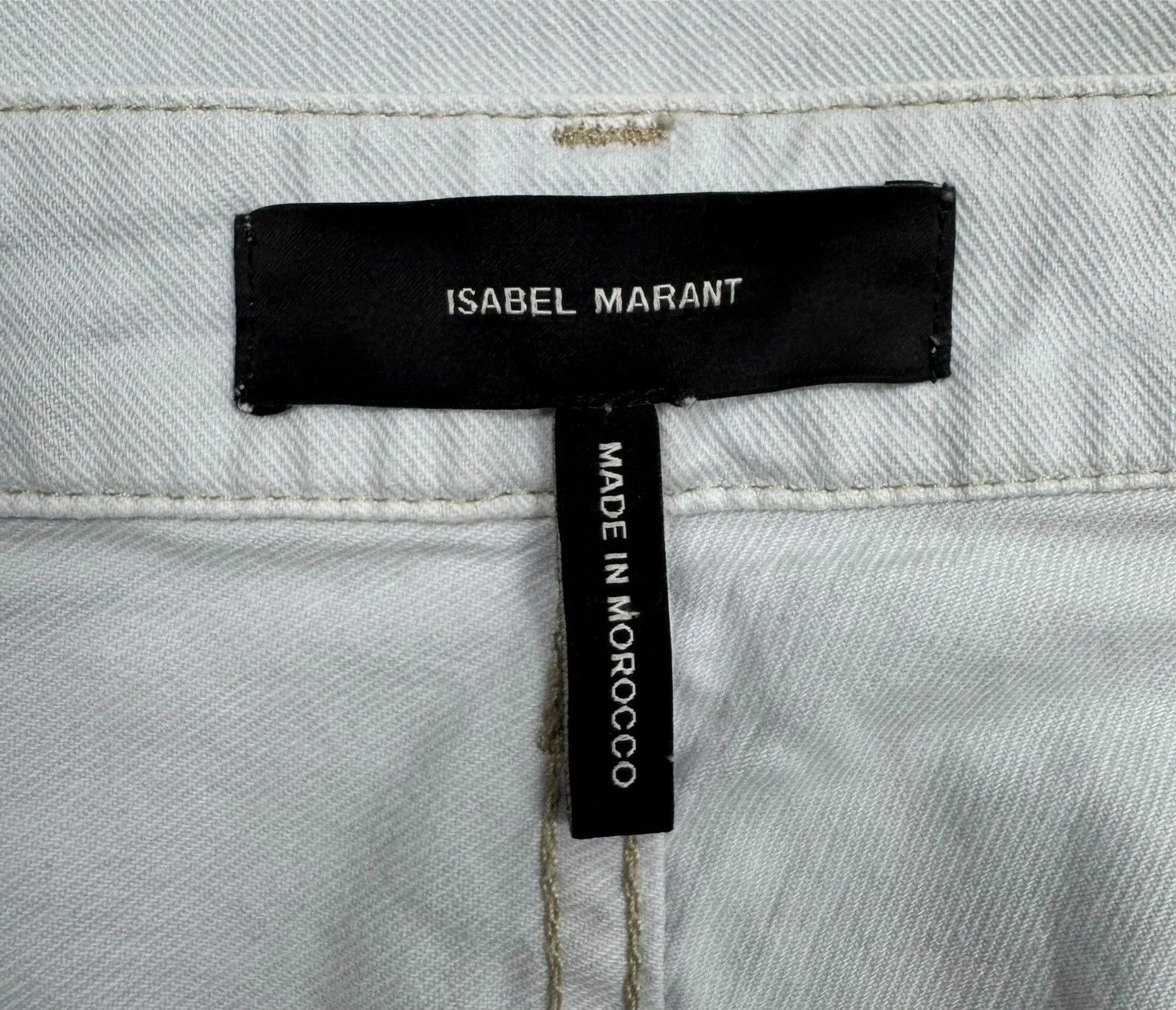Isabel Marant Isabel Marant Crop Embroidery Jeans size 36 Size 26" / US 2 / IT 38 - 12 Thumbnail