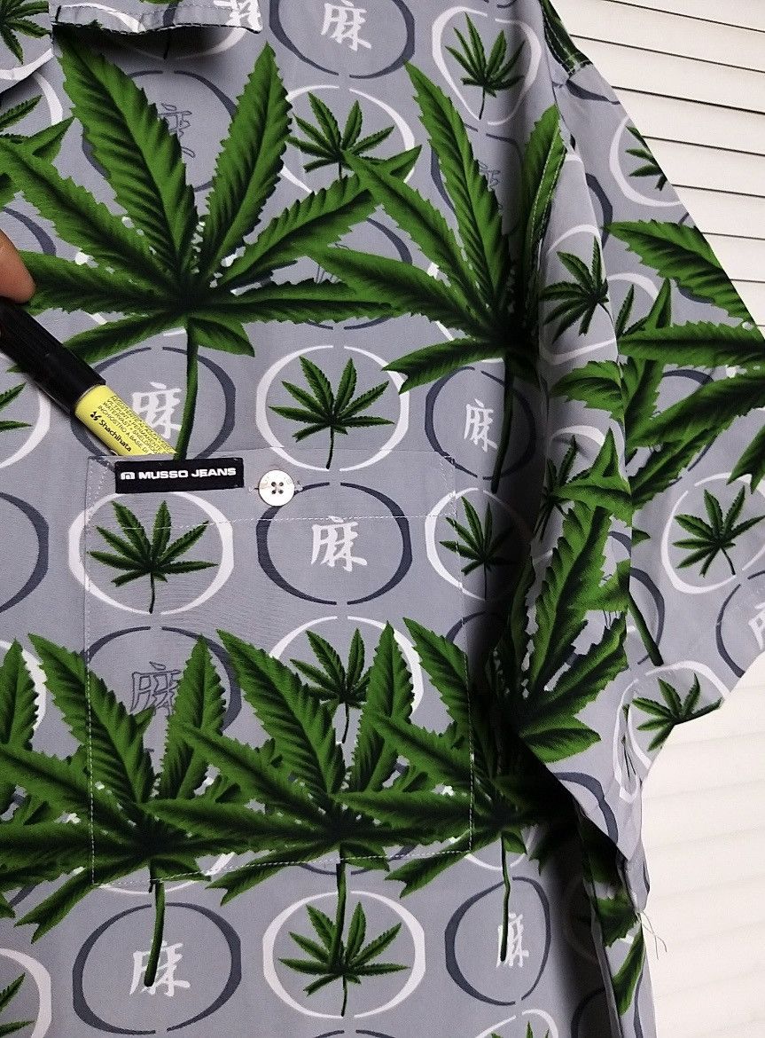 Japanese Brand MUSSO FULL PRINT HEMP GRAPHIC BUTTON UP HAWAII SHIRT Size US L / EU 52-54 / 3 - 8 Thumbnail