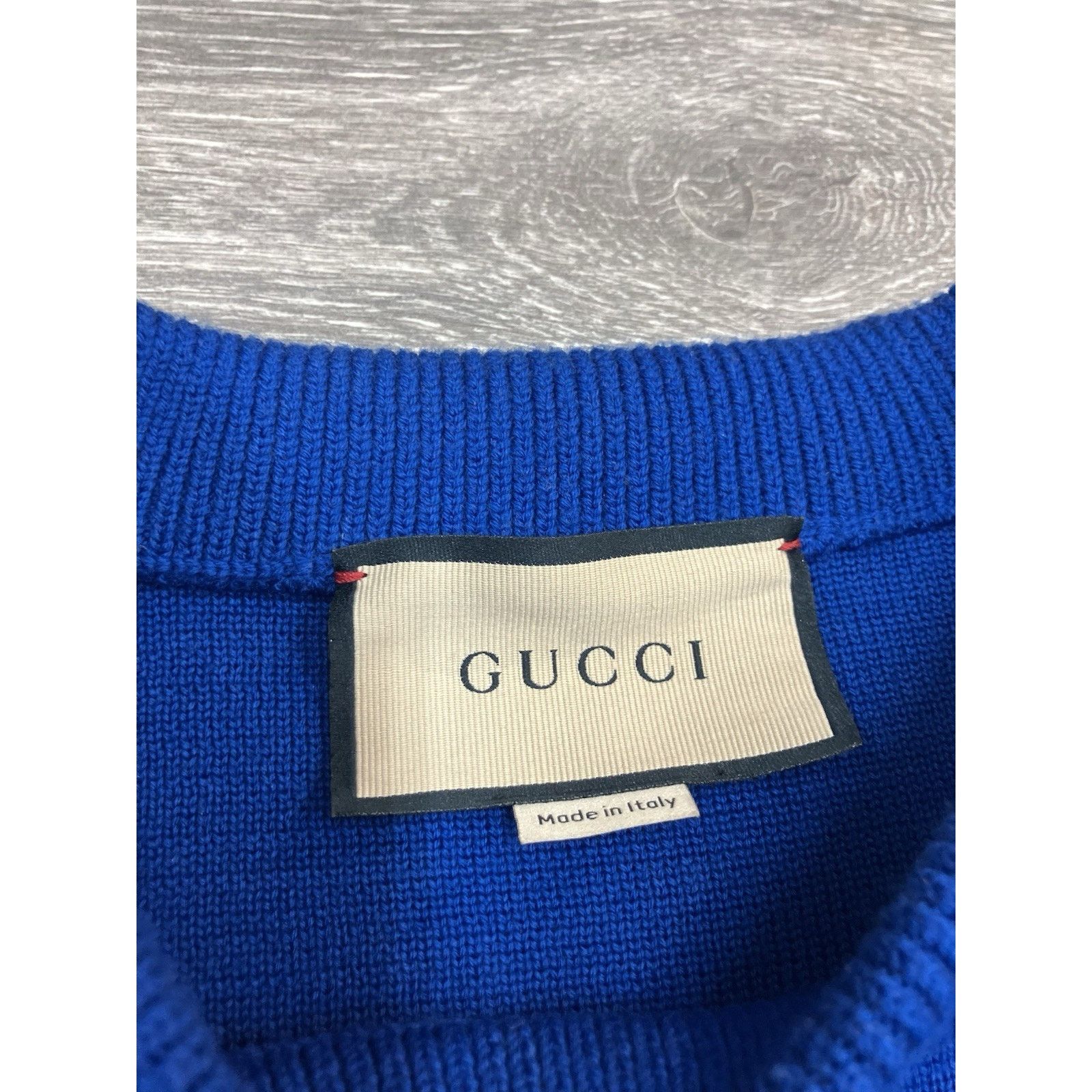 Gucci Gucci Knit Wool Sweater With Square GG | EXCELLENT! Size US M / EU 48-50 / 2 - 13 Thumbnail
