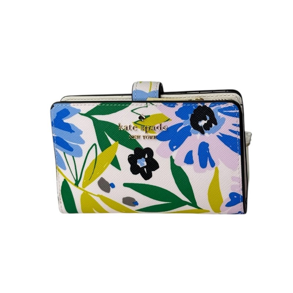Kate Spade Kate Spade Boxed Madison Floral Medium Bifold Wallet Size ONE SIZE - 1 Thumbnail