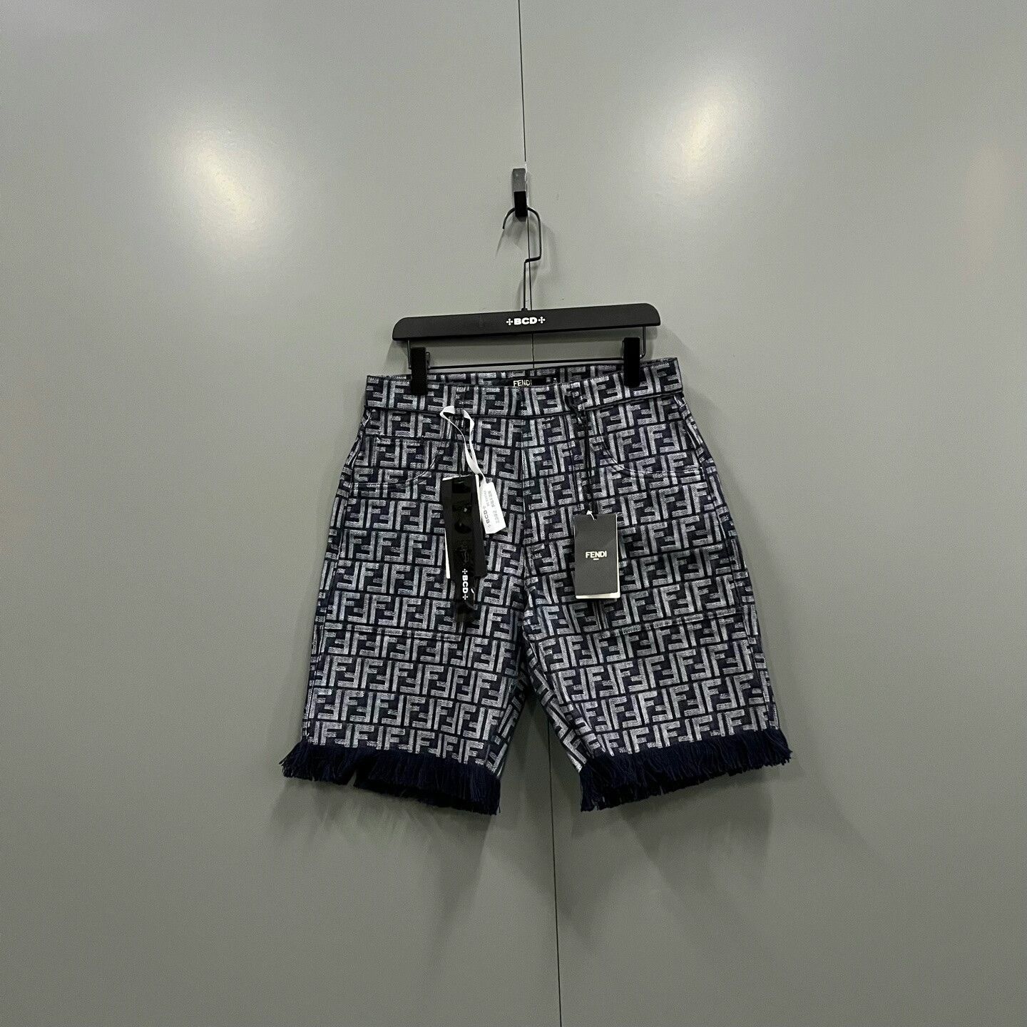 Fendi FENDI Monogram FF Fringe Shorts Size US 33 - 1 Thumbnail