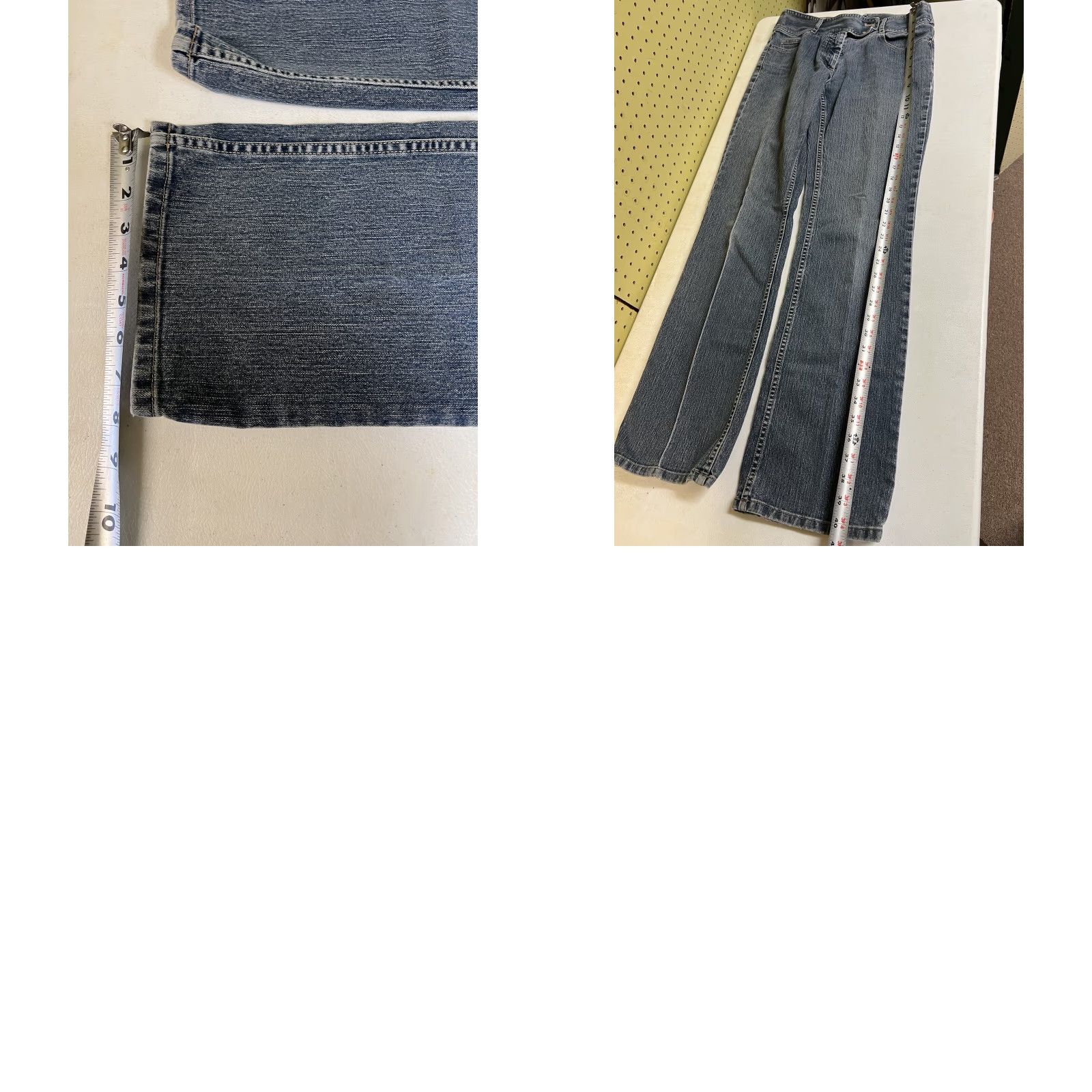 Elie Tahari Elie Tahari Boot Cut Jeans Women’s 30x31 Denim Distressed Regular Size 30 Inseam 31 Blue Cotton Blend Stretch Vintage No Mens Womens Girls Size 30" / US 8 / IT 44 - 8 Thumbnail