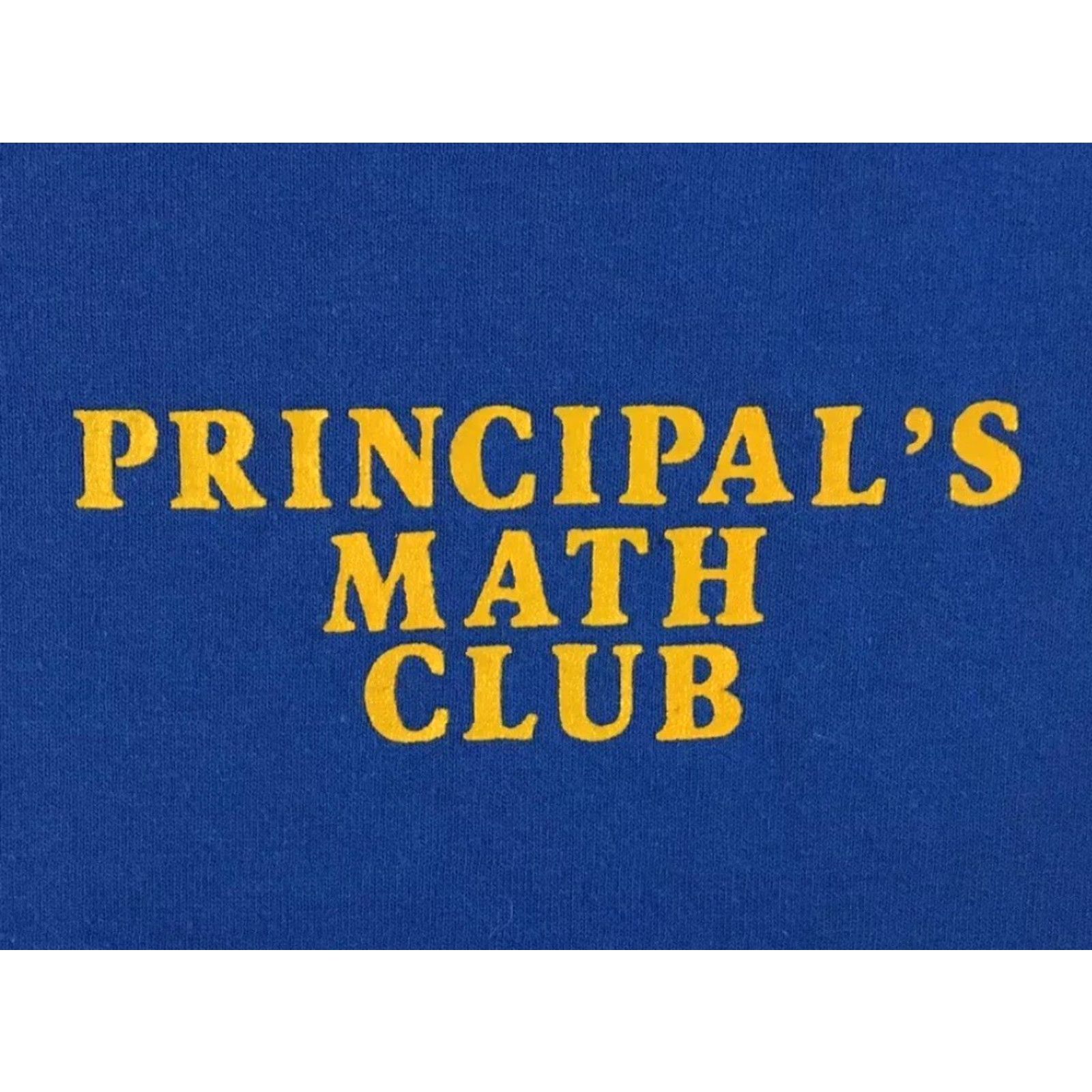 Vintage VINTAGE 90s Lowell School Principals Math Club Faded T-Shirt XS Blue Tigers Track PE Grunge Single Stitch Men Shirt Size US XS / EU 42 / 0 - 4 Thumbnail