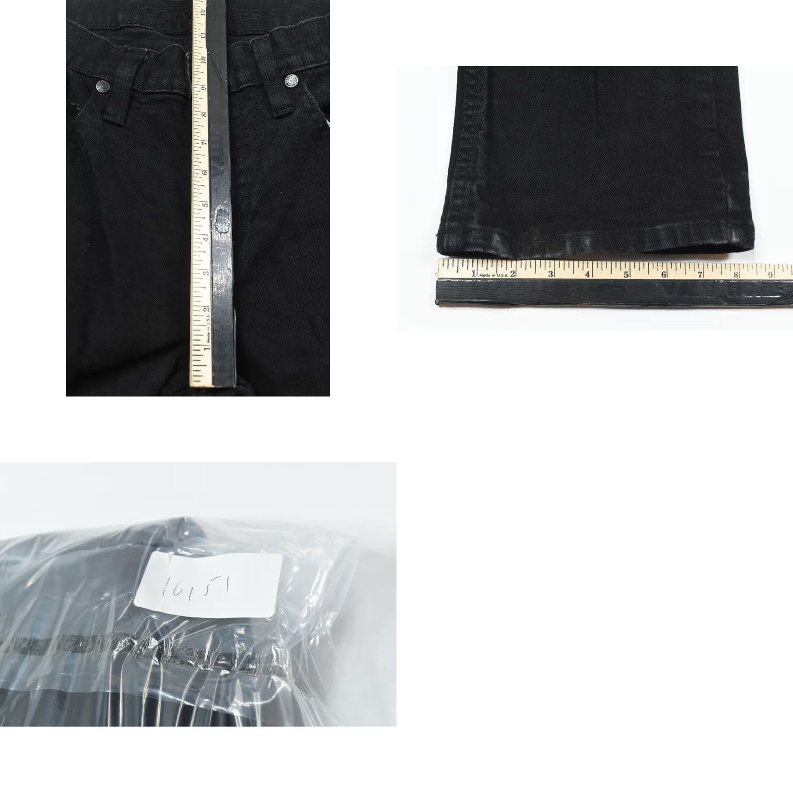 Cody James Cody James Jeans Black Slim Fit Straight Leg 33x34 Mens Regular Denim 5-Pocket Western Vintage: No? (avoid) Size US 33 - 9 Thumbnail