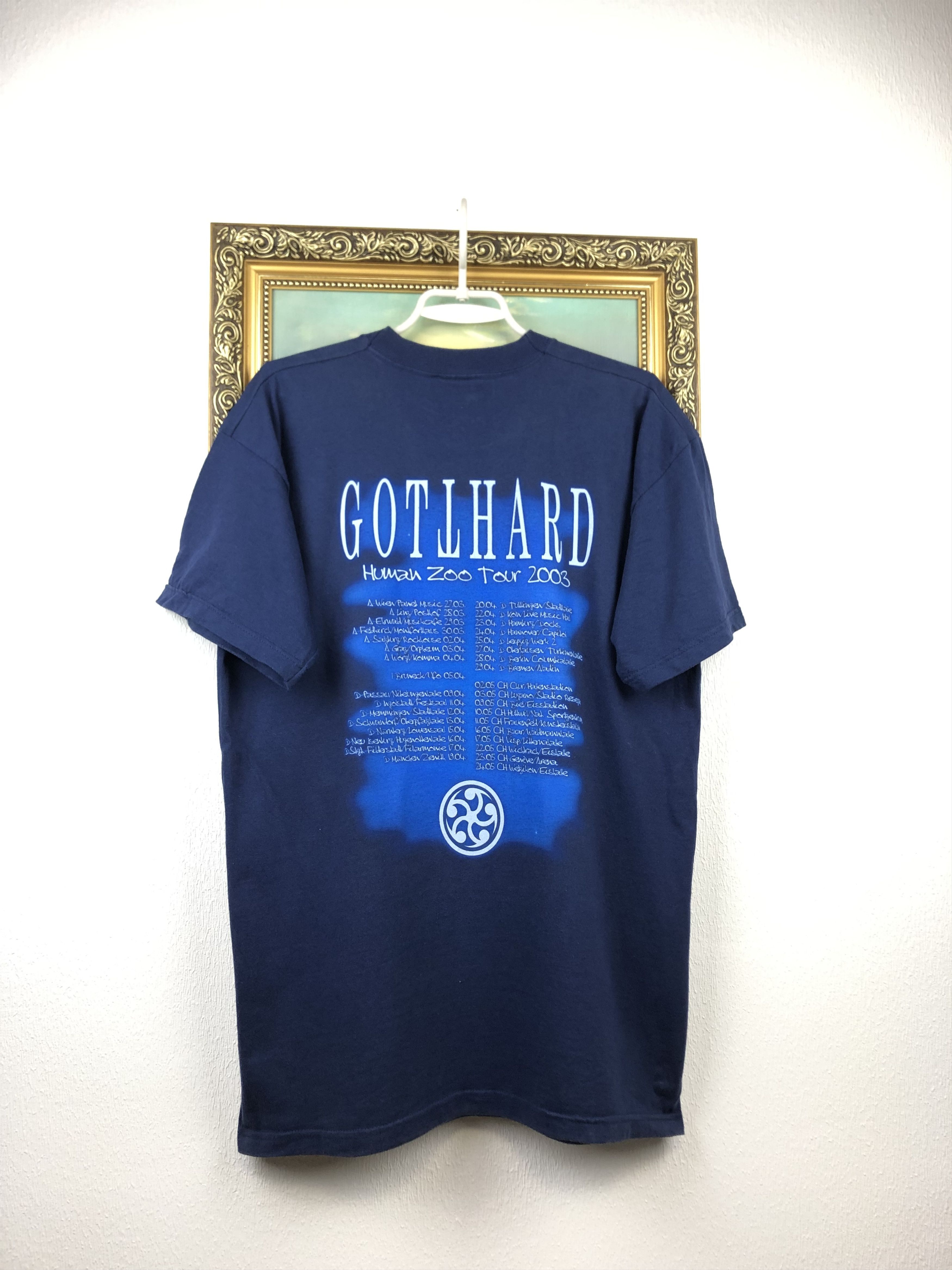 Band Tees Vintage Gotthard Band Tee Shirt Rare Hype Y2k Size US L / EU 52-54 / 3 - 9 Thumbnail