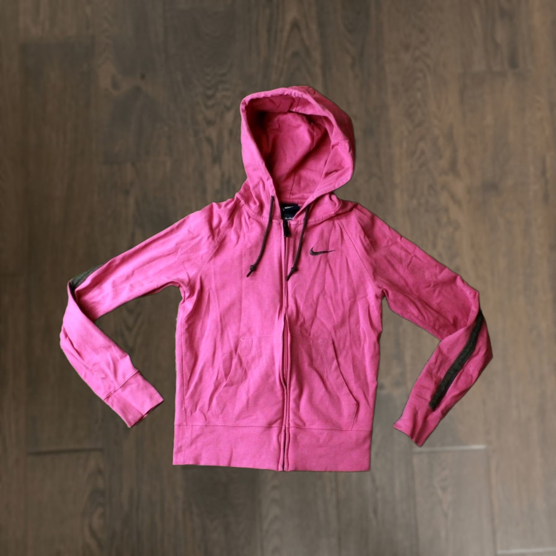 Nike Women Jacket Track Top Xs Pink And Gray Casual 654213-612 Xs Women Nike Jacket Track Top Casual Pink Gray, Women's