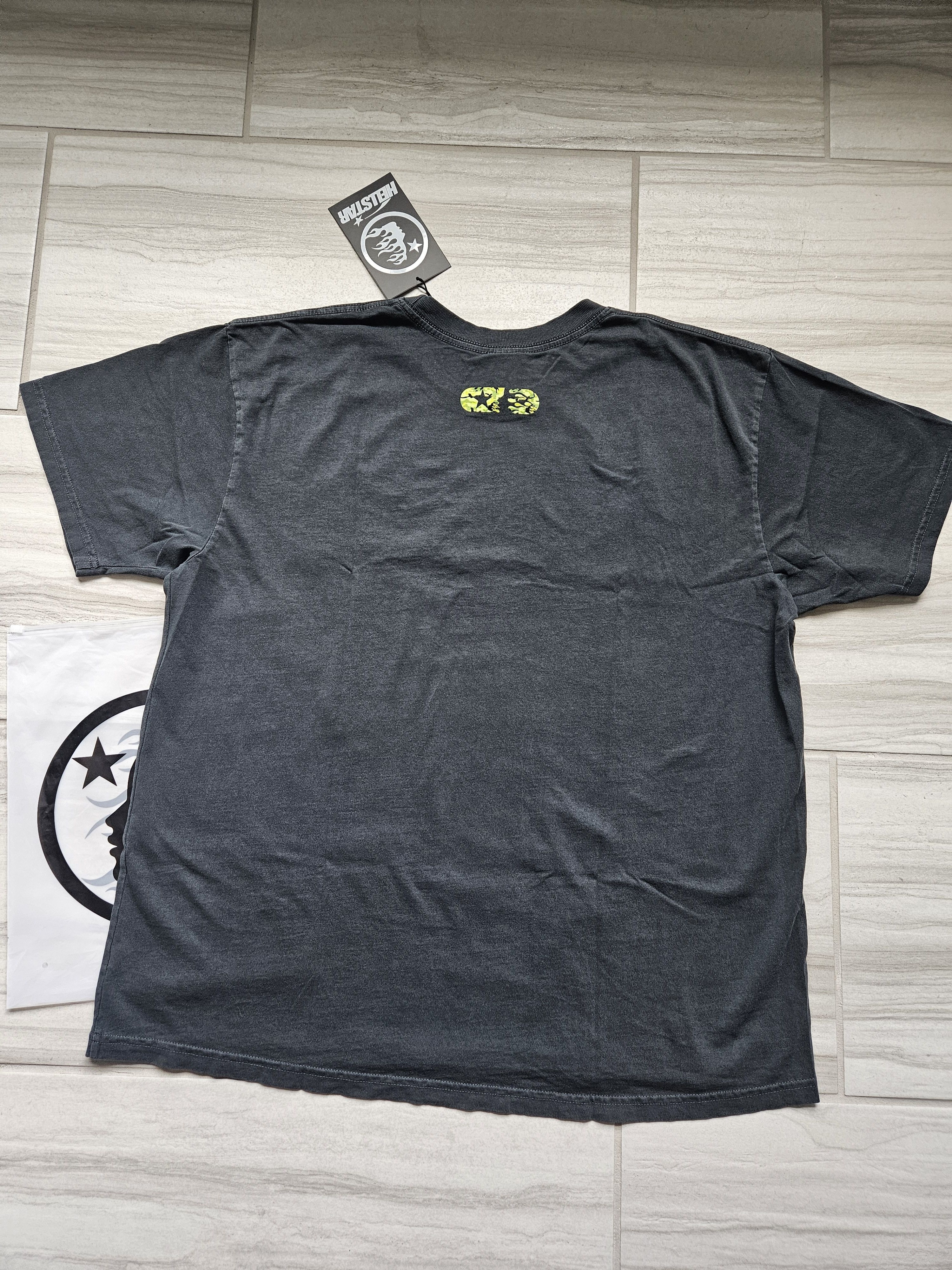 HELLSTAR Camo Green Sports Logo No Guts No Glory Black T Shirt Size US XXL / EU 58 / 5 - 2 Thumbnail