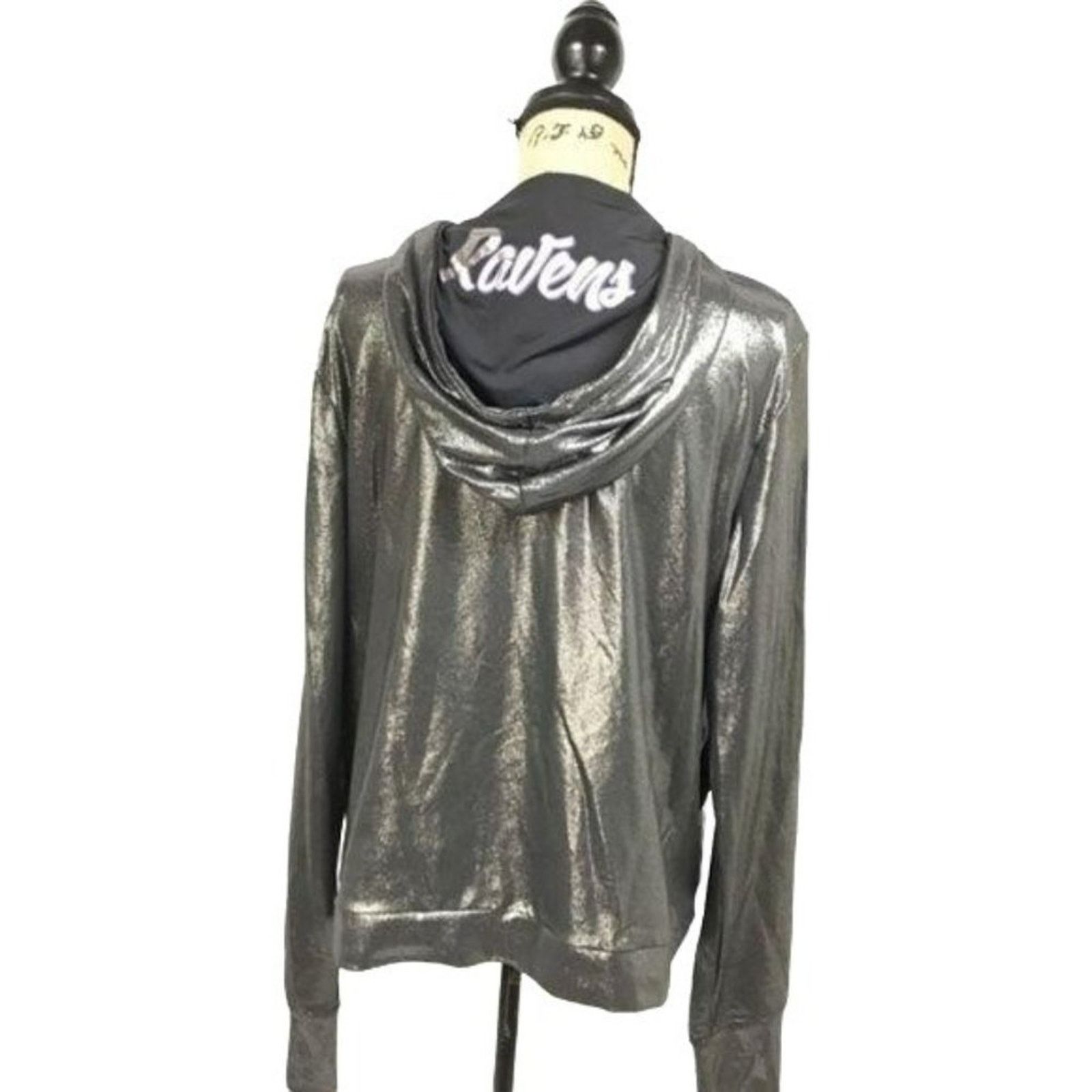 NFL NFL Ravens Baltimore Metallic Couture Full Zip Womens XXL Size XXL / US 16-18 / IT 52-54 - 7 Thumbnail