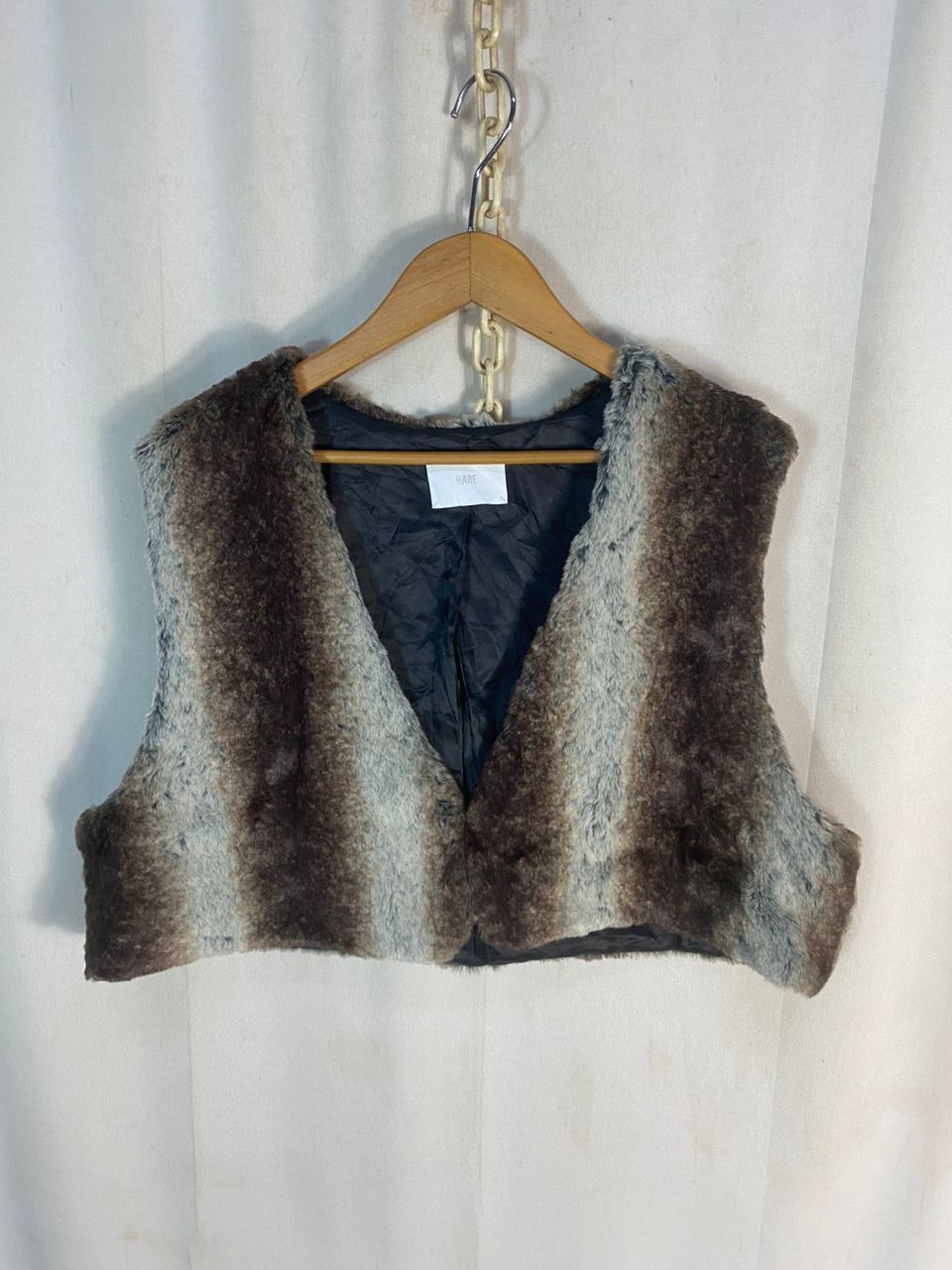 HARE Hare fur croptopvest Size S / US 4 / IT 40 - 10 Thumbnail