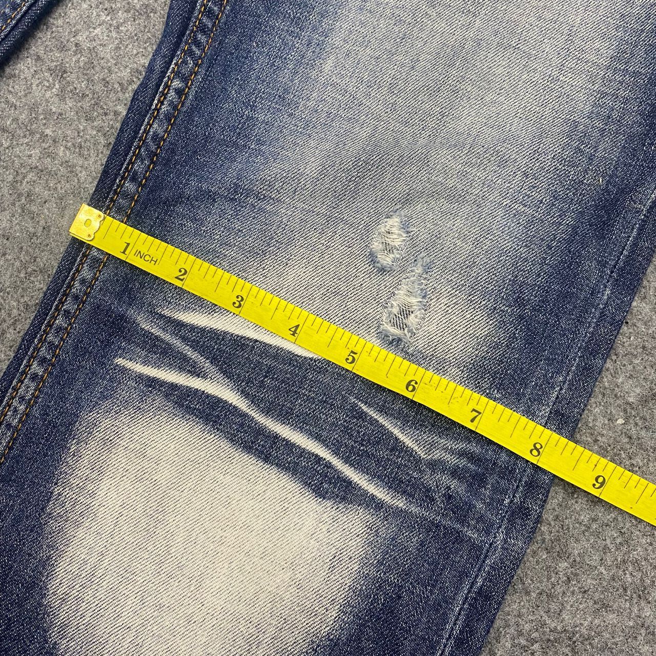 If Six Was Nine 💥Best Offer💥Vintage Japanese Brand Distressed Denim Size US 34 / EU 50 - 7 Thumbnail