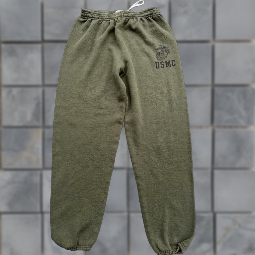 Soffe VINTAGE Soffe USMC Green Joggers Mens M Sweatpants Military Activewear Gym Shirt? Size US 31 - 1 Thumbnail