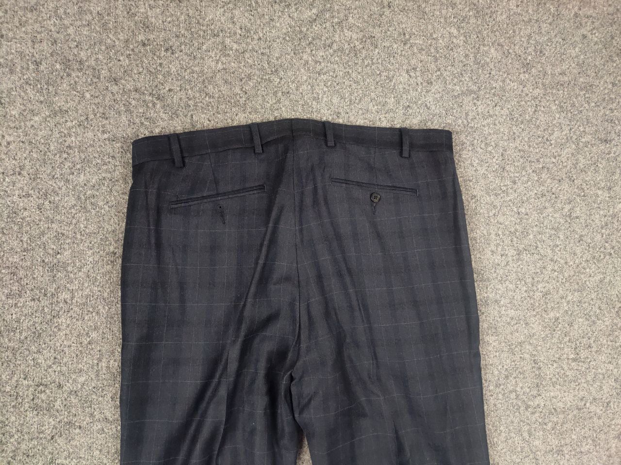 Marks & Spencer Marks & Spencer By Alfred Brown Wool Navy suit Blazer Pants Size 48L - 16 Thumbnail