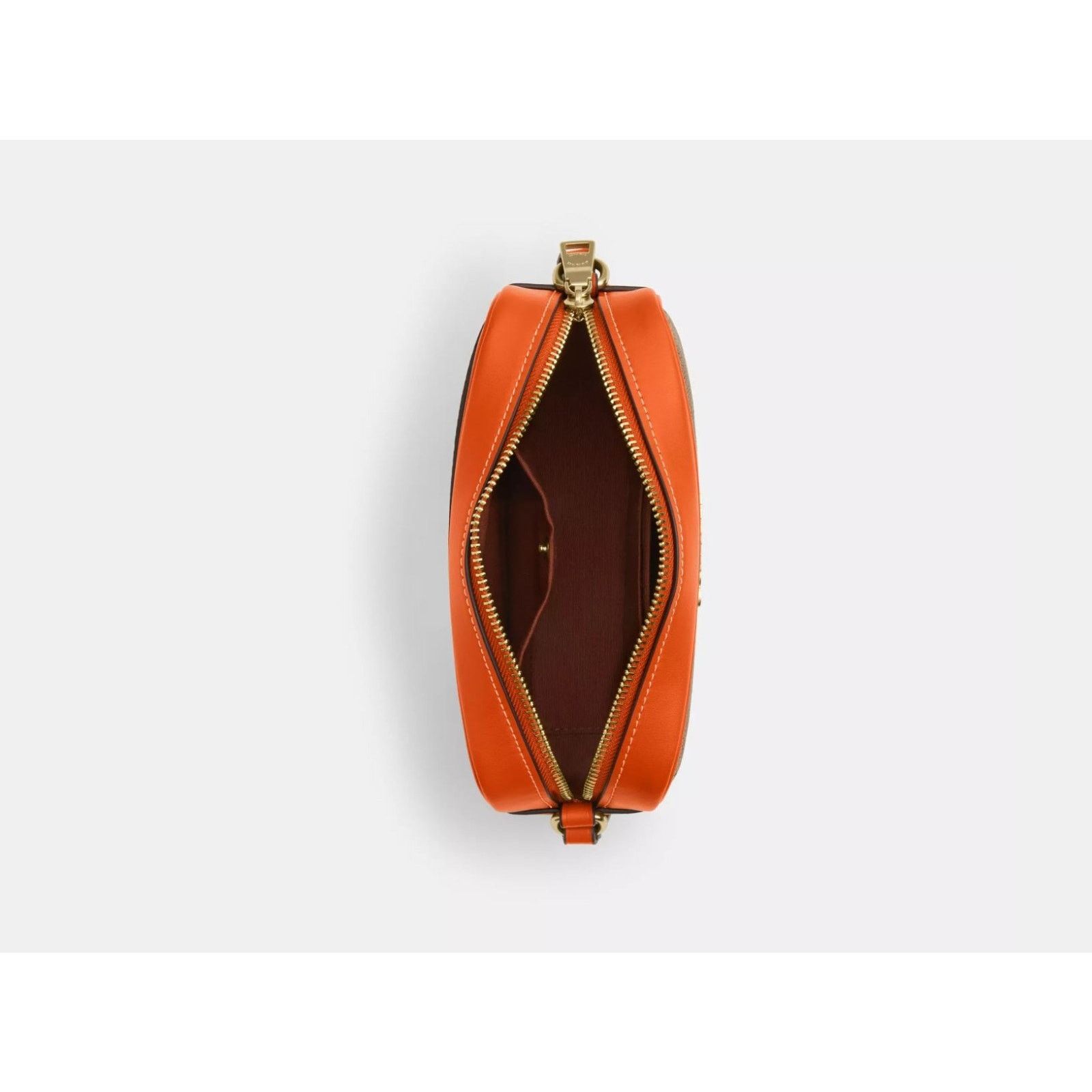 Coach Coach CBA81 Mini Jamie Camera Bag Signature Orange Print Size ONE SIZE - 8 Thumbnail