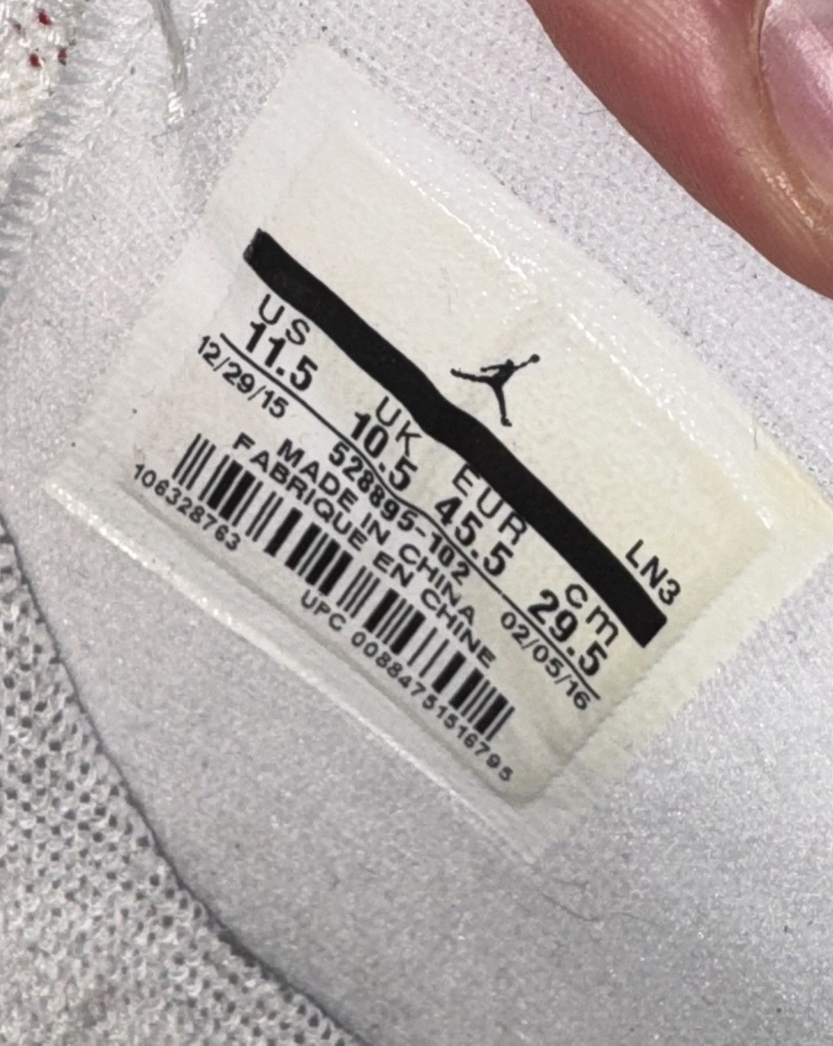 Jordan Brand × Nike Jordan 11 Low Cherry Size US 11.5 / EU 44-45 - 6 Thumbnail