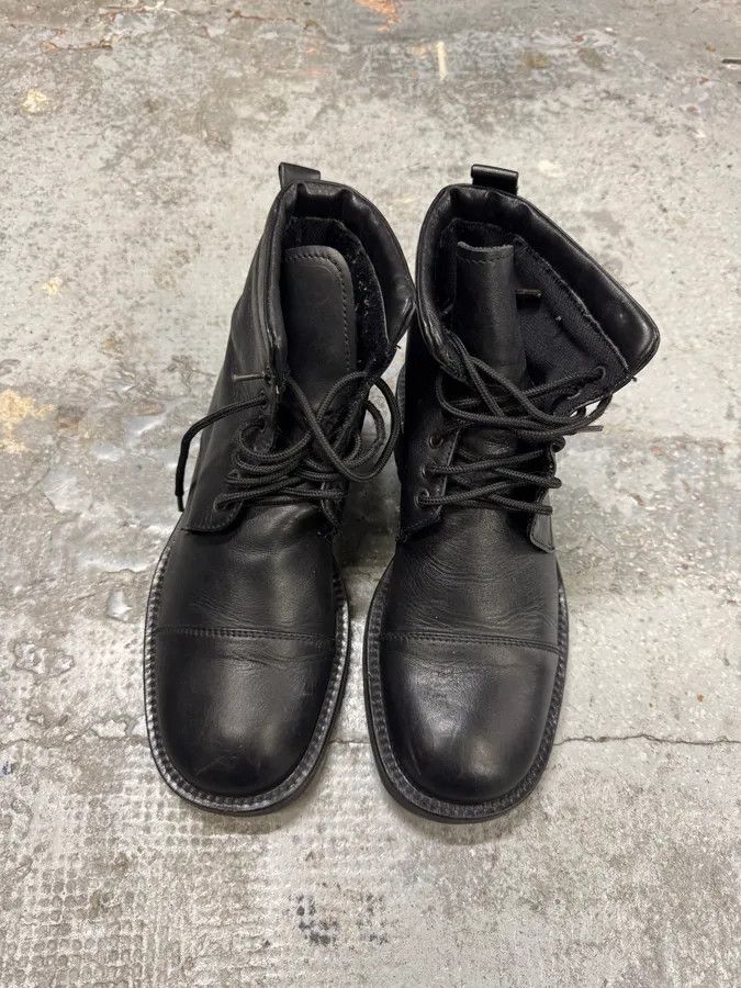 Versace Versace Black Leather High Boots Size US 9 / EU 42 - 3 Thumbnail