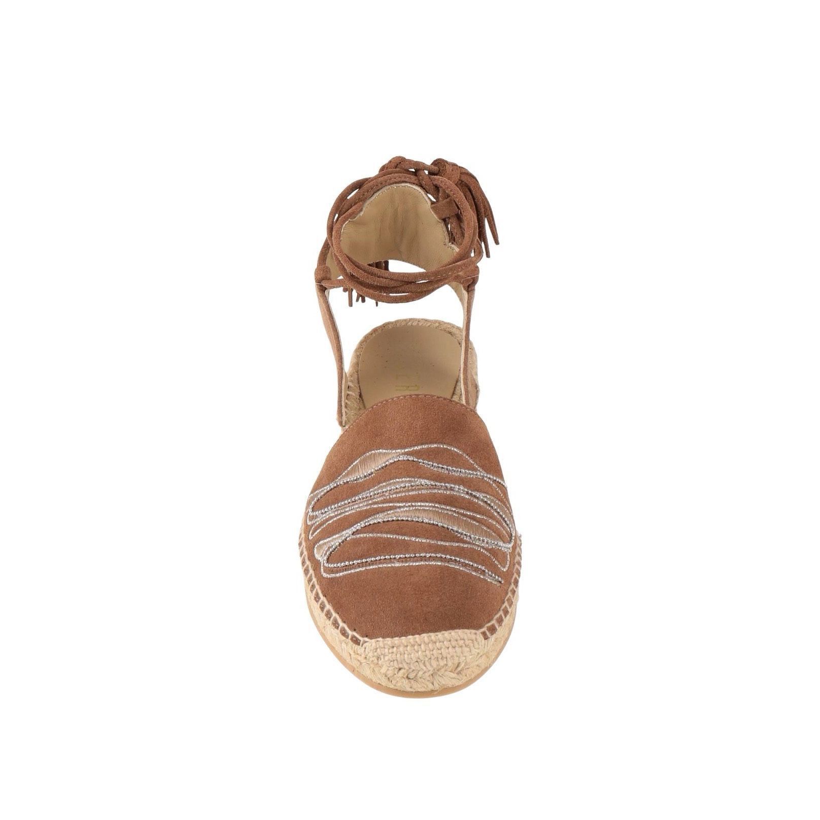Loro Piana NIB Peserico Beige Suede Espadrilles Size US 6.5 / IT 36.5 - 2 Thumbnail