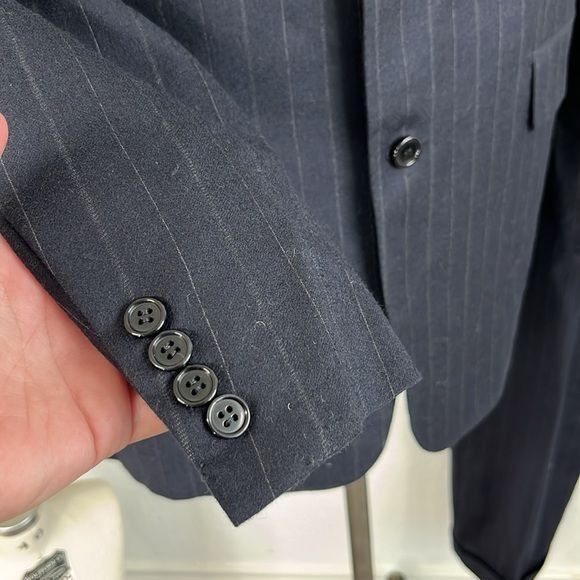Brioni Brioni Clappers VTG Pinstriped Cashmere Wool 2 Pc 2 Button S Size 46L - 2 Thumbnail