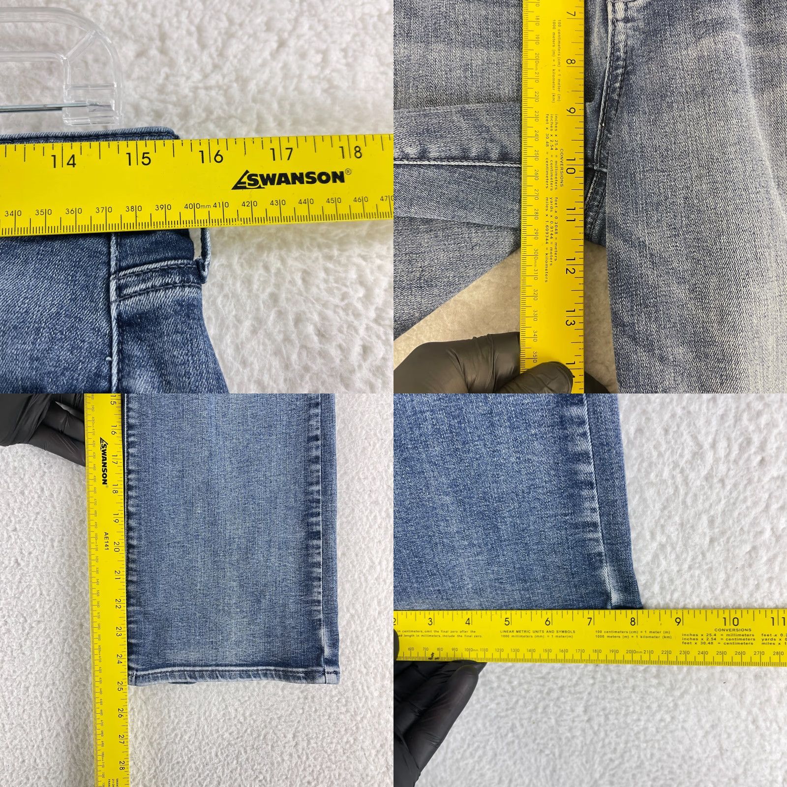 NYDJ NYDJ Slim Bootcut Jeans Womens Size 6 Blue Denim Mid-Rise Casual Regular 5-Pocket Stretch Size 28" / US 6 / IT 42 - 8 Thumbnail