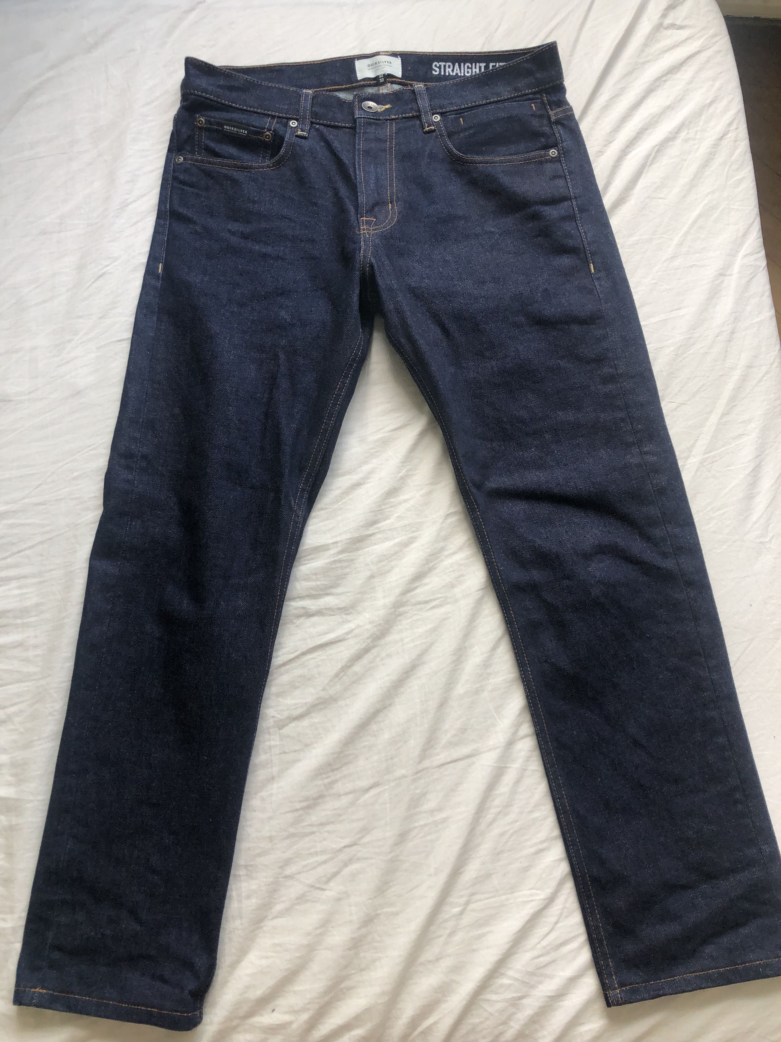 Quiksilver Dark blue Jeans - 32x30 - Sil Size US 32 / EU 48 - 1 Thumbnail