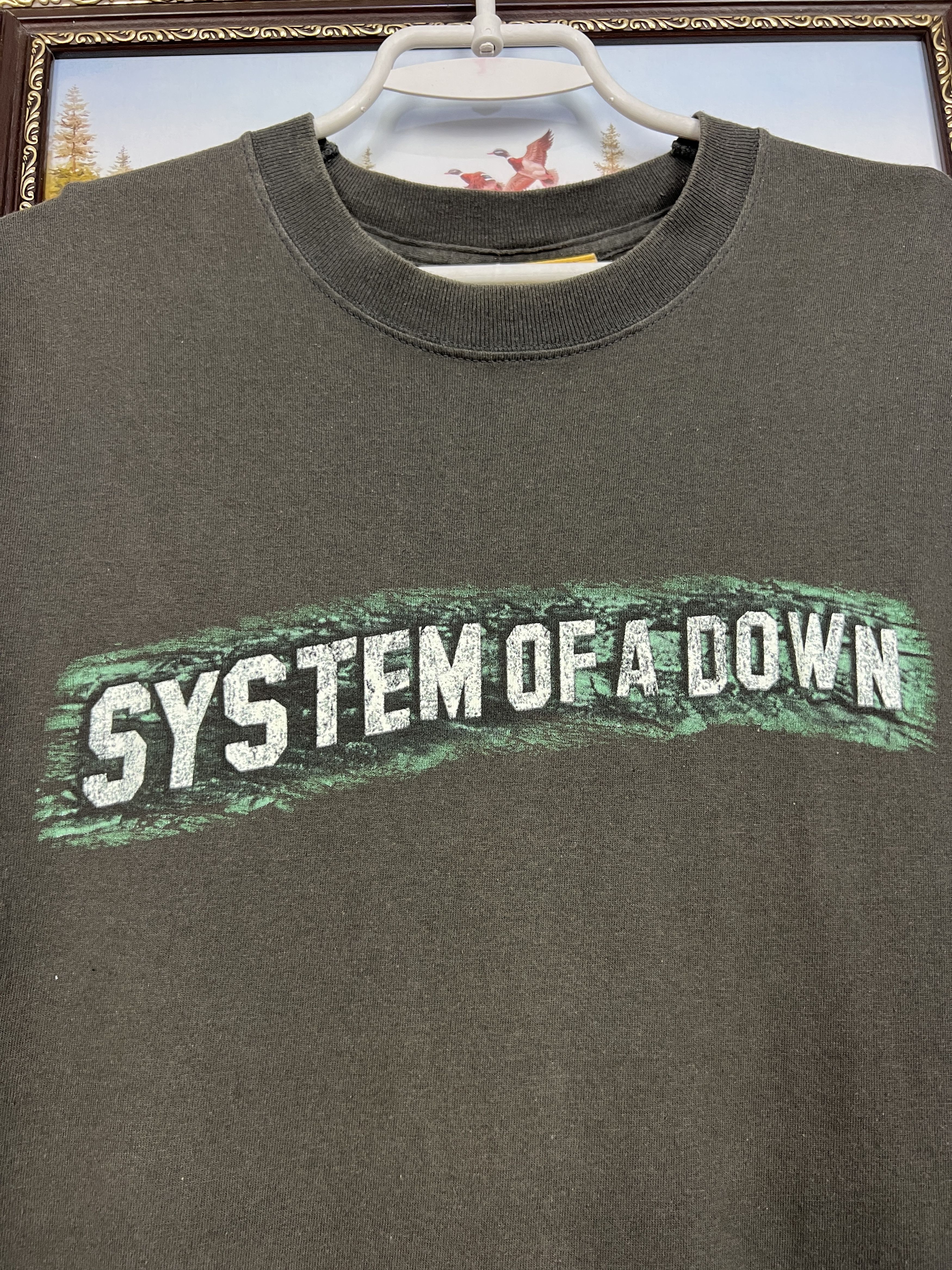 Vintage Vintage SOAD System Of A Down Toxicity Over Print Shirt Size US M / EU 48-50 / 2 - 3 Thumbnail