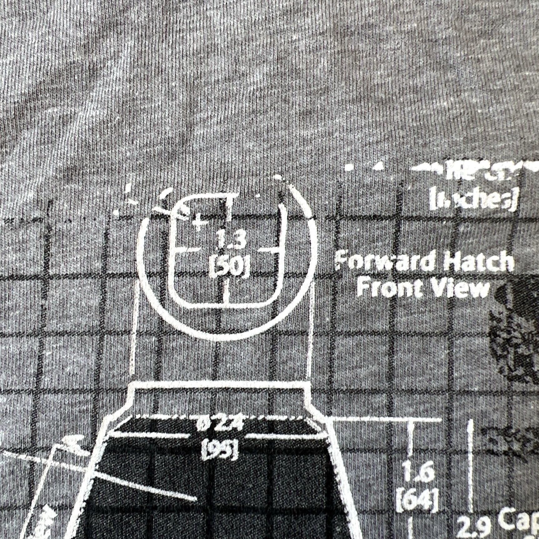 Vintage VINTAGE SpaceX Shirt Unisex Adults L Gray Graphic Print Falcon Heavy 2008 Space Theme Mens Womens Size US L / EU 52-54 / 3 - 6 Thumbnail