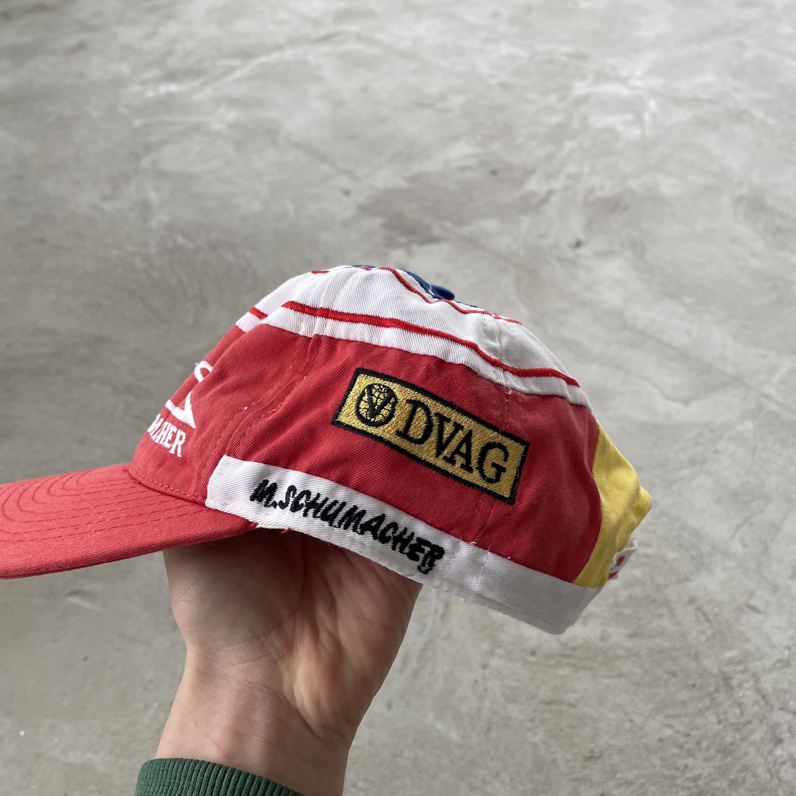 Formula 1 Vintage 90s Michael Schumacher F-1 Racing Cap Size ONE SIZE - 2 Thumbnail