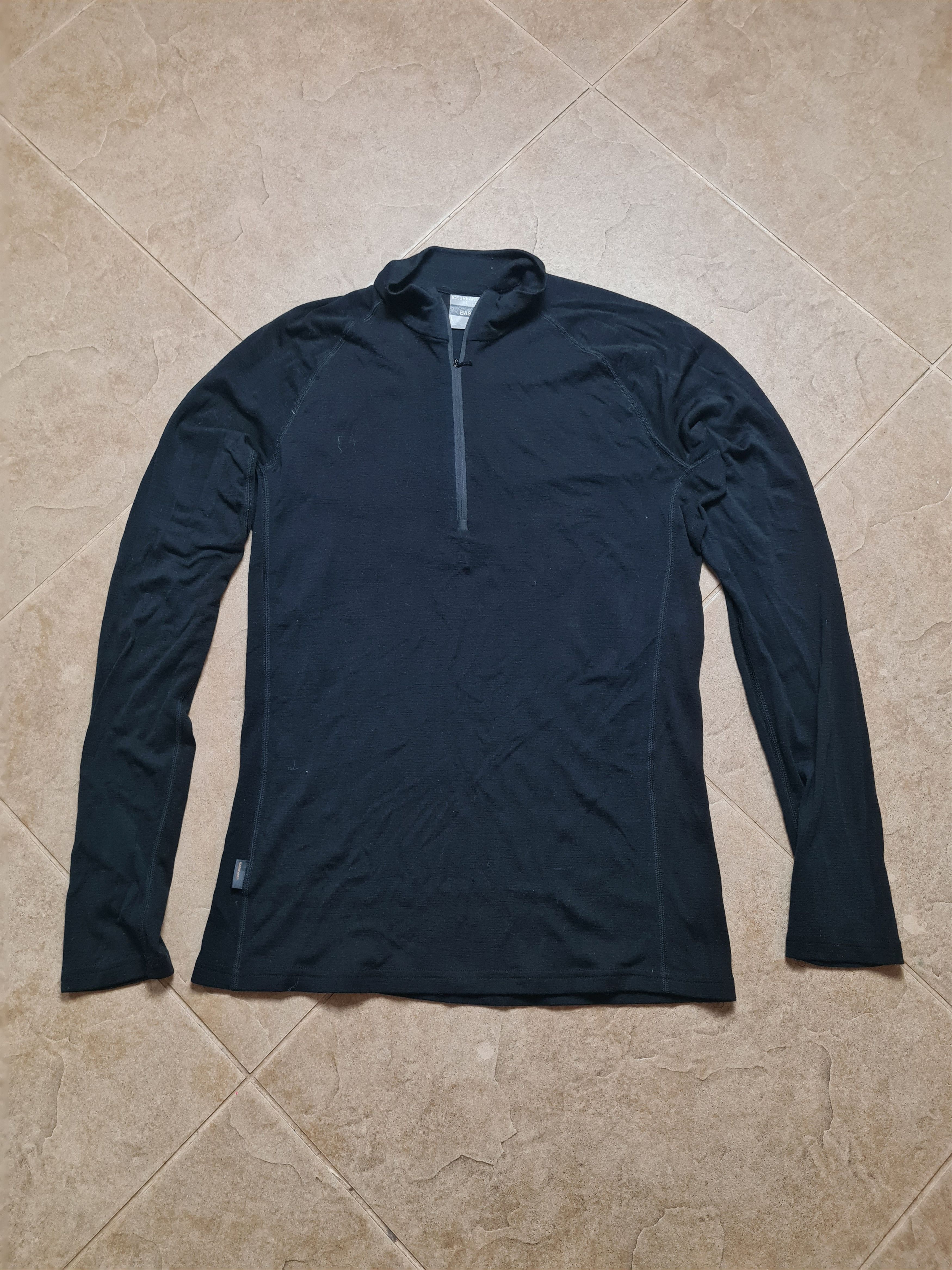 Icebreaker Trekking Icebreaker Wool Elemental Long Sleeve Black Merino Size US L / EU 52-54 / 3 - 3 Thumbnail