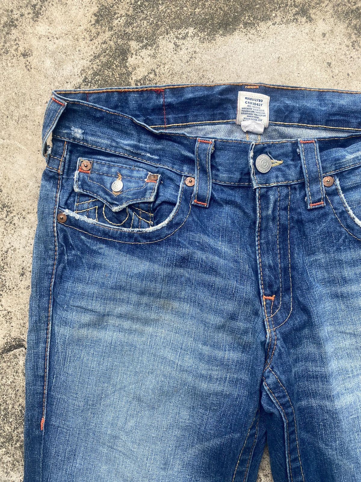 If Six Was Nine × Japanese Brand × True Religion True Religion Straight Cut Jeans Size US 37 - 4 Thumbnail