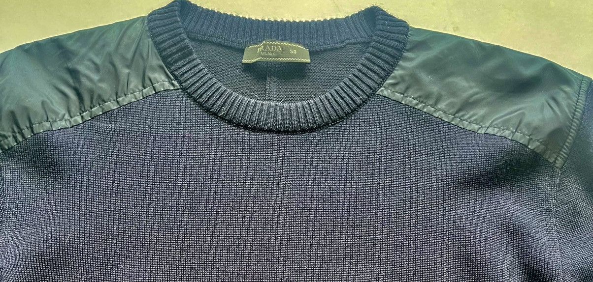 Prada Prada Crewneck Jumper Size US M / EU 48-50 / 2 - 2 Thumbnail