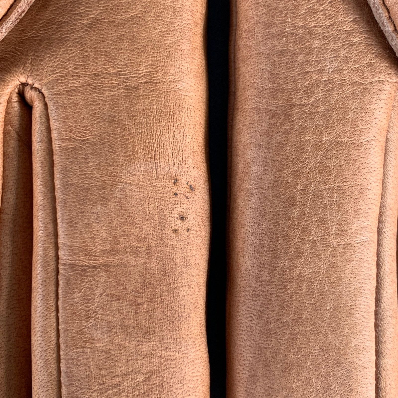 Will Leather Goods WILL LEATHER GOODS L Tan Deerskin Leather Shearling Gloves Size ONE SIZE - 3 Thumbnail