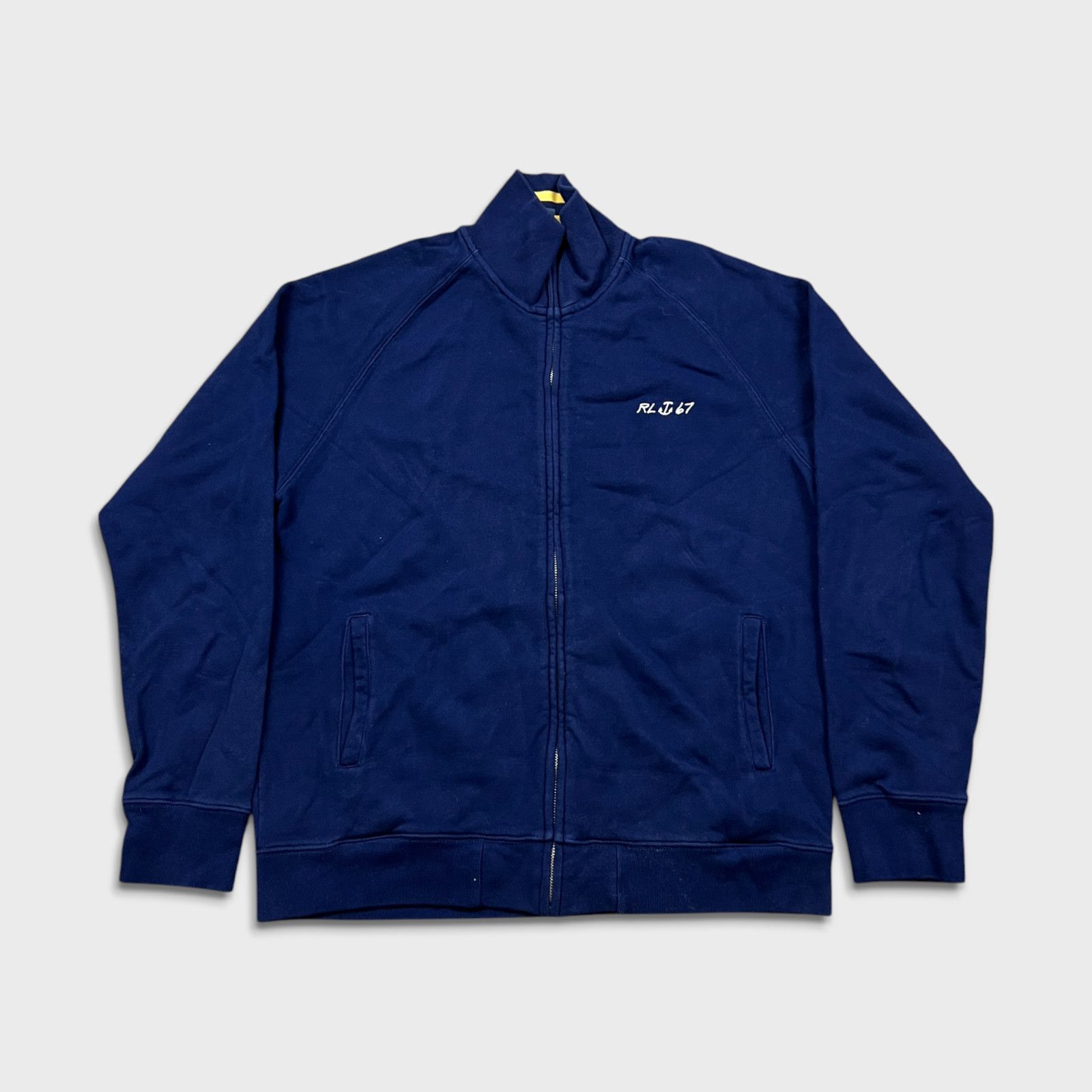 Polo Ralph Lauren × Vintage 90s Polo Jeans Company Sweatshirt Large Ralph Lauren Zip Size US L / EU 52-54 / 3 - 1 Thumbnail