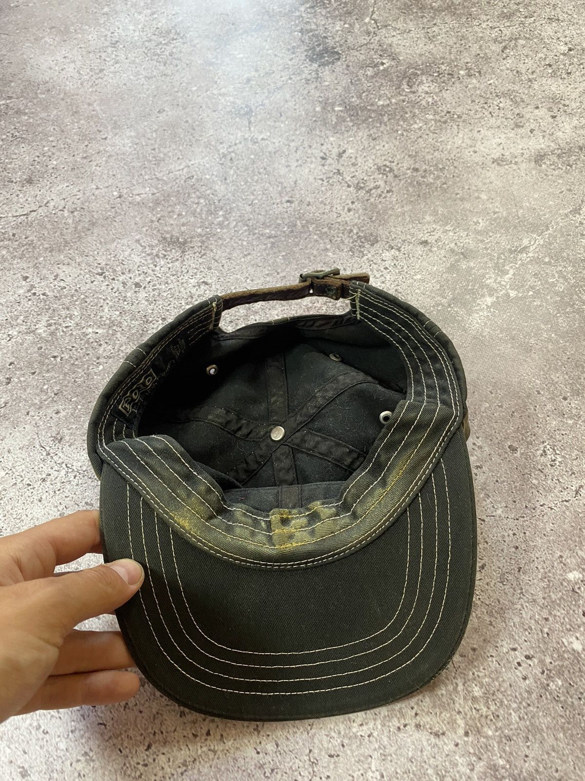 Polo Ralph Lauren Rare Vintage Grey Cap Polo Ralph Lauren 90’s Size ONE SIZE - 6 Thumbnail