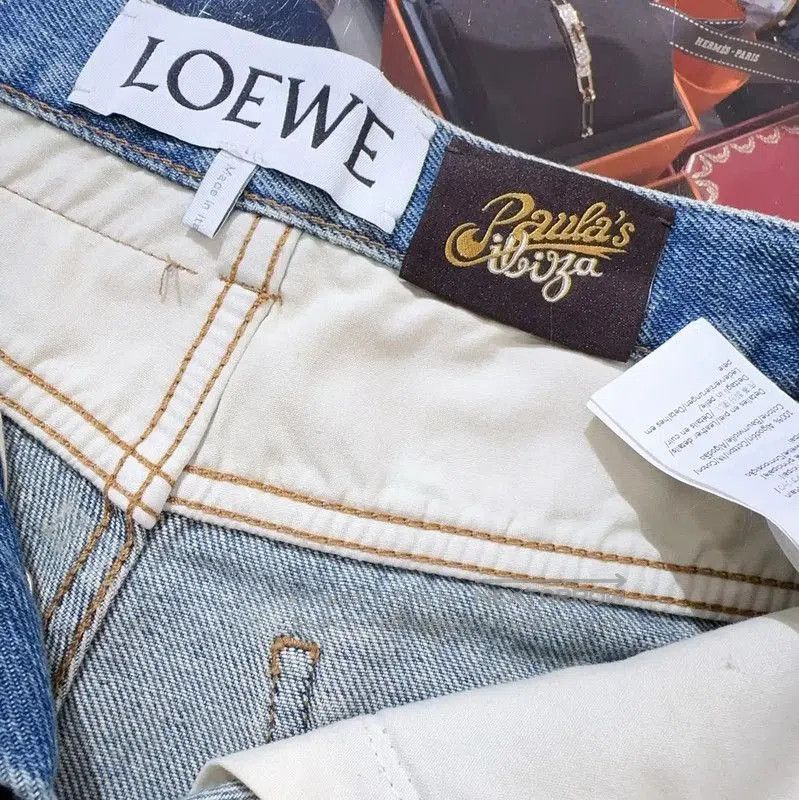 Loewe Loewe Blue Denim Women's Shorts . Size 23" - 6 Thumbnail